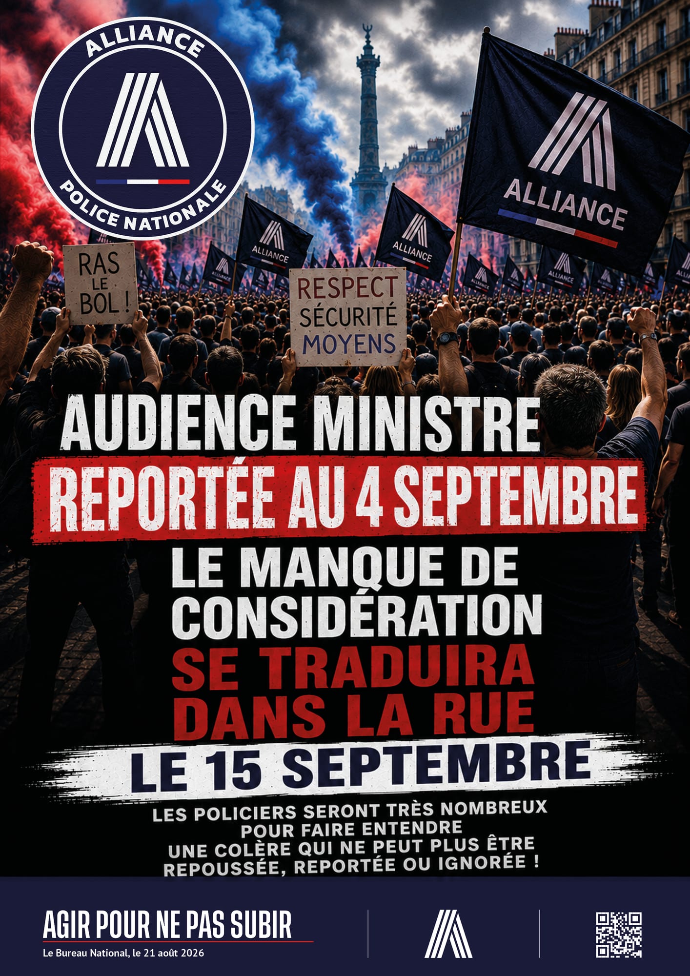 audience ministre reportée au 4 septembre