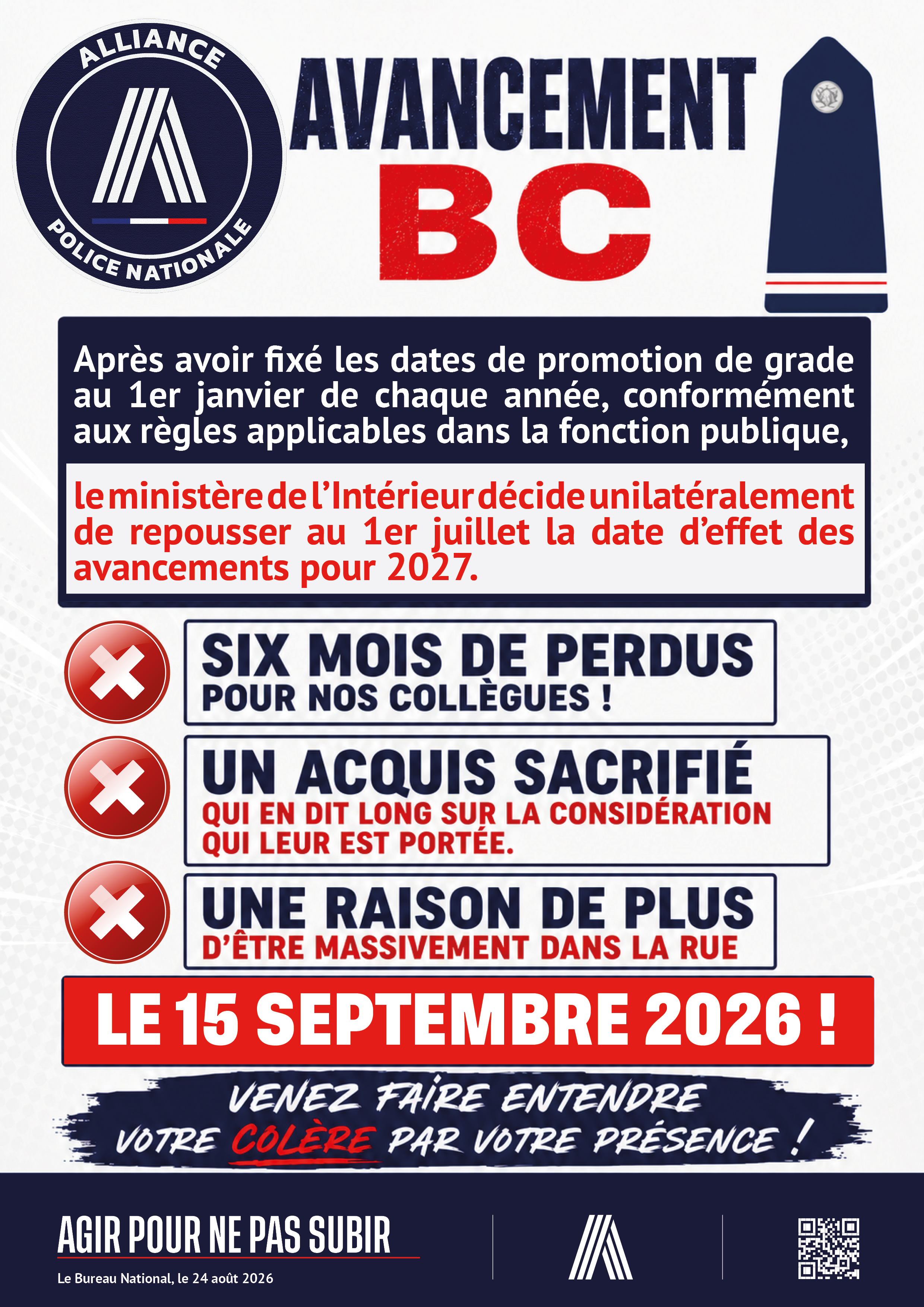 avancement bc