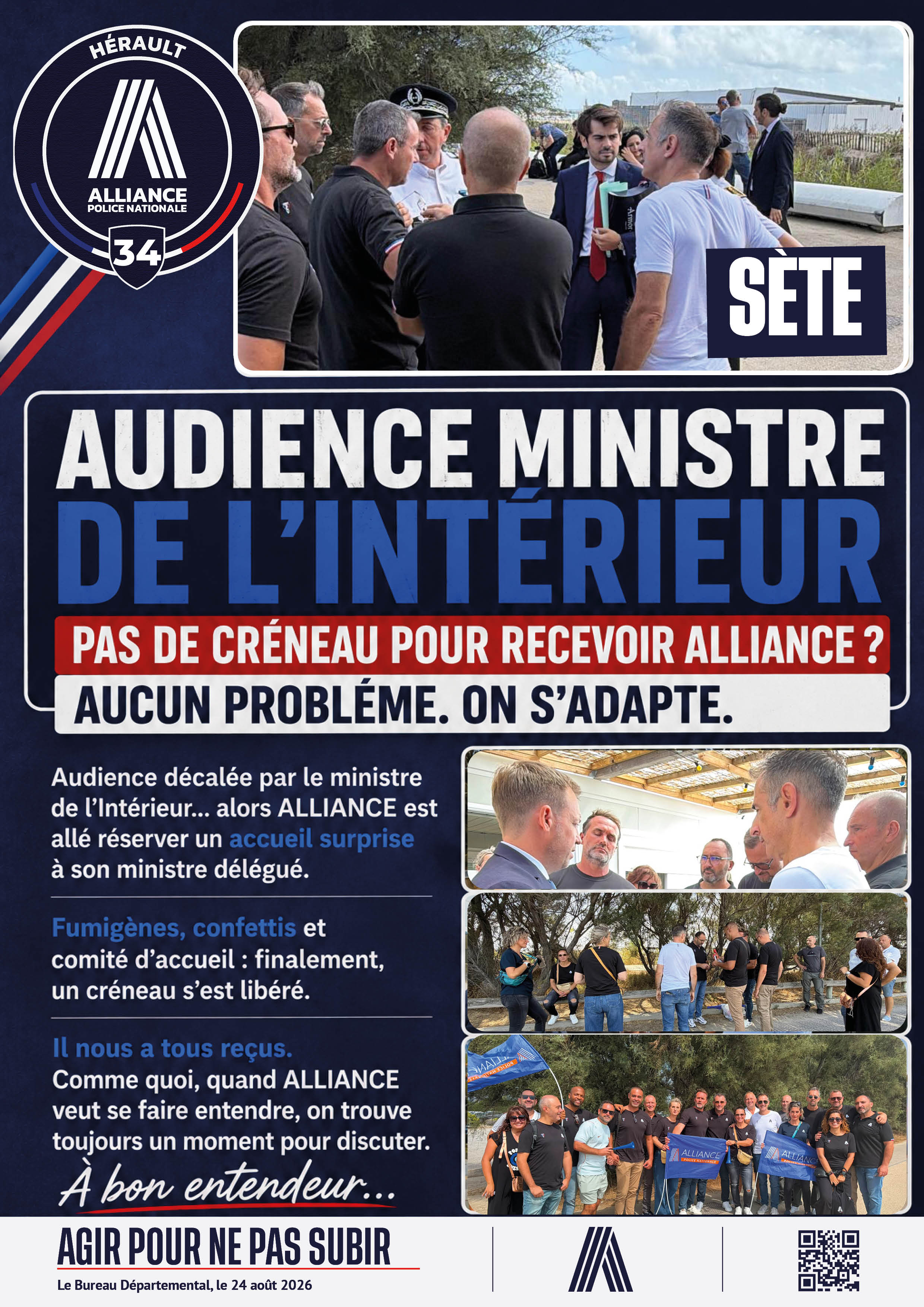 Audience ministre de l’intérieur
