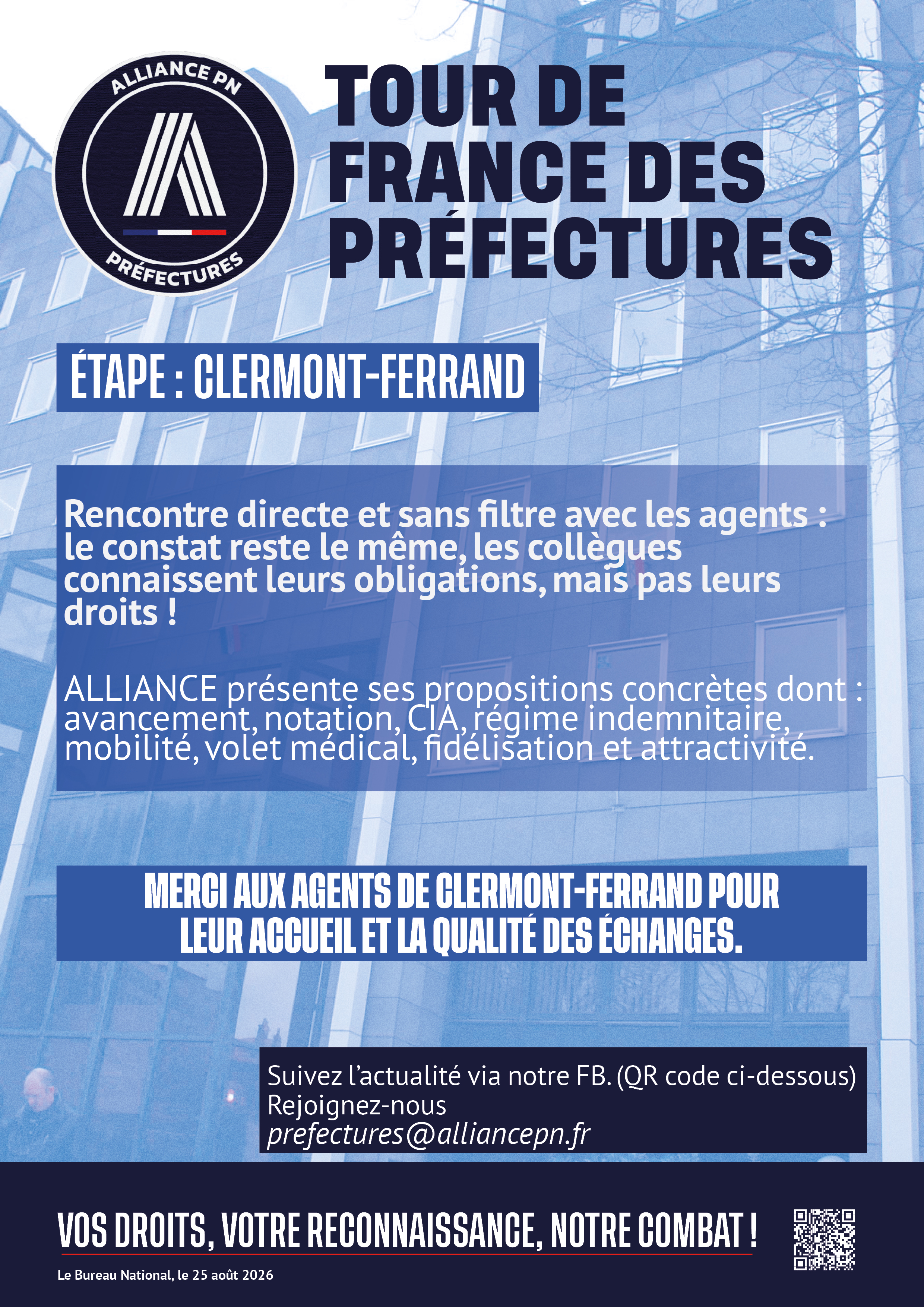 Tour de France des Préfectures : Clermont Ferrand