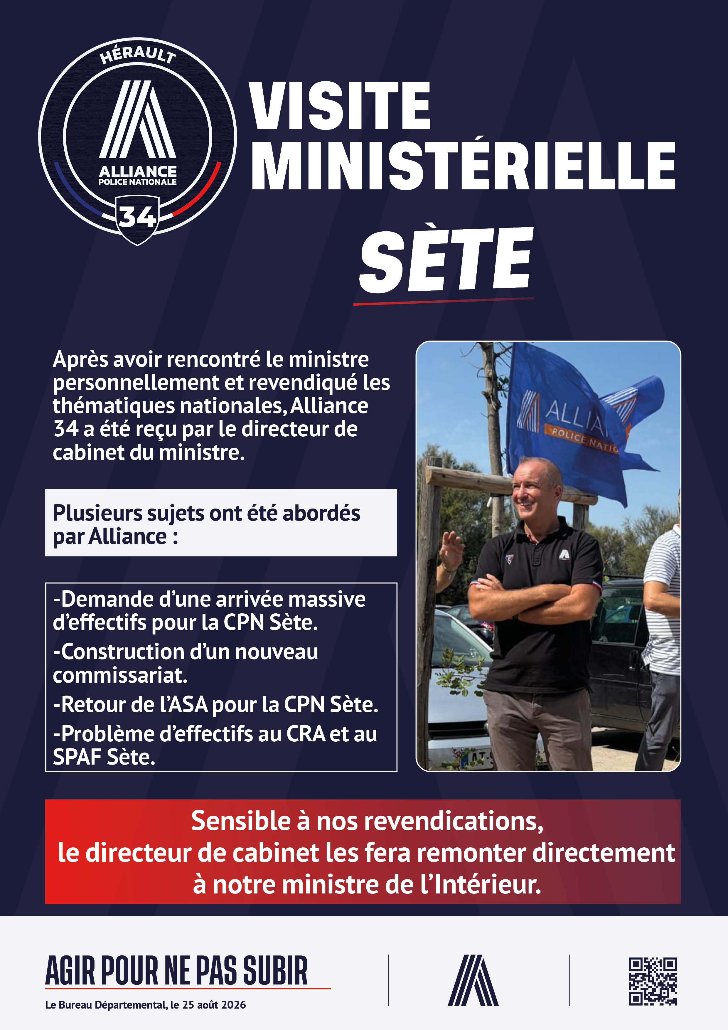 Visite ministérielle Sète
