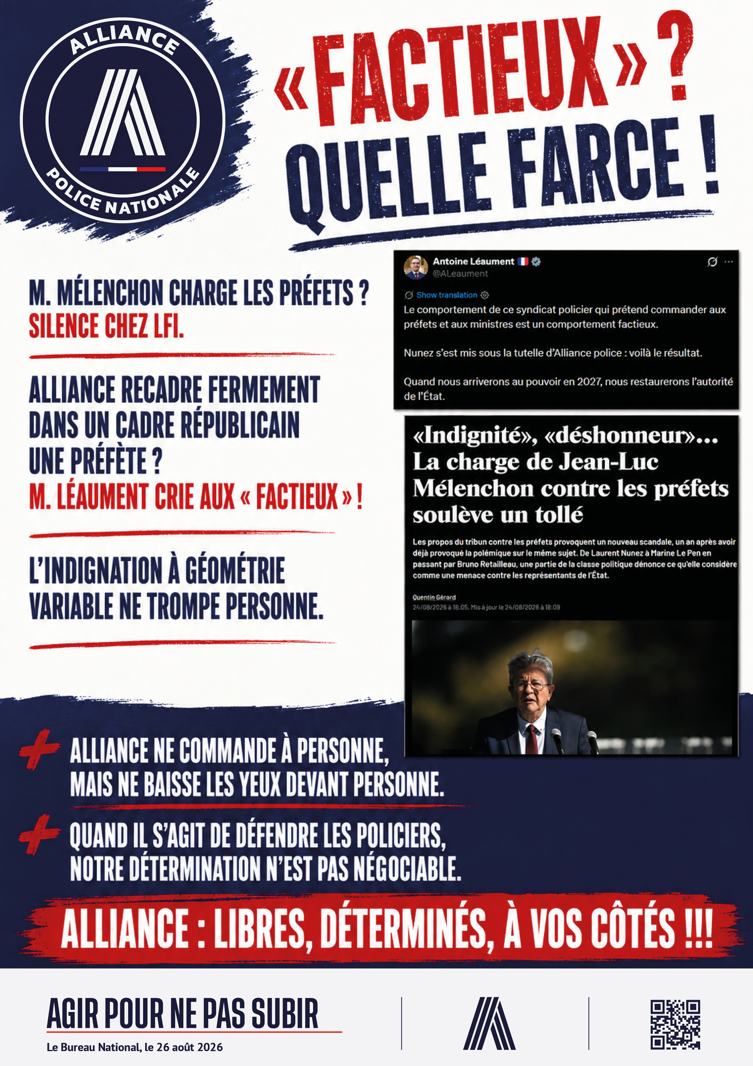 Factieux ? quelle farce !