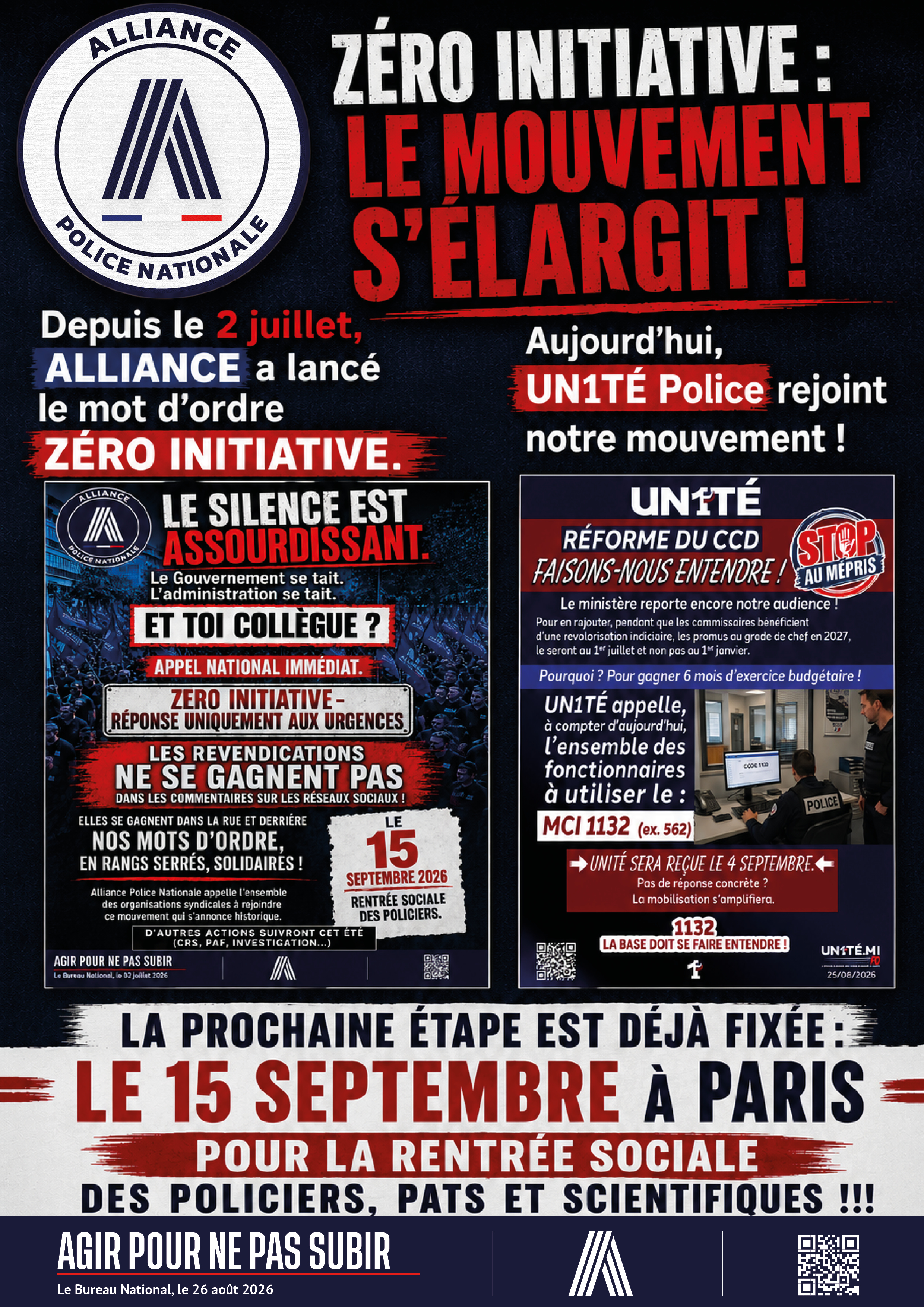 Zéro initiative : le mouvement s'élargit.
