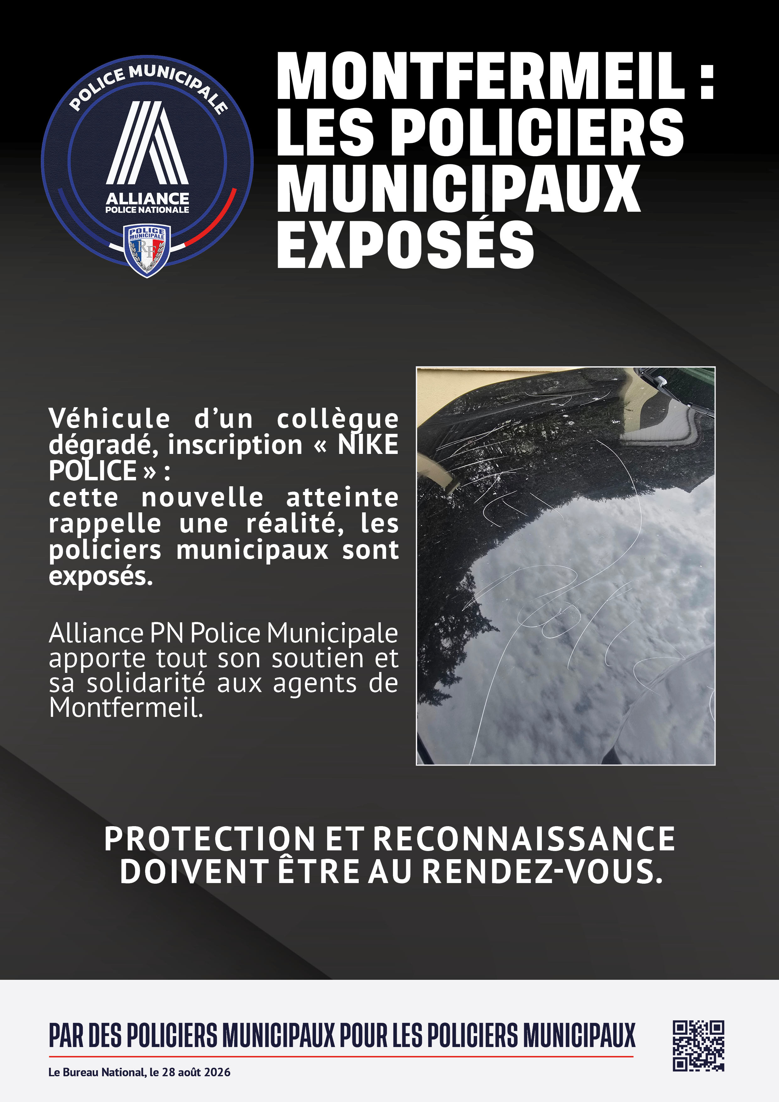 Montfermeil : les policiers municipaux exposés