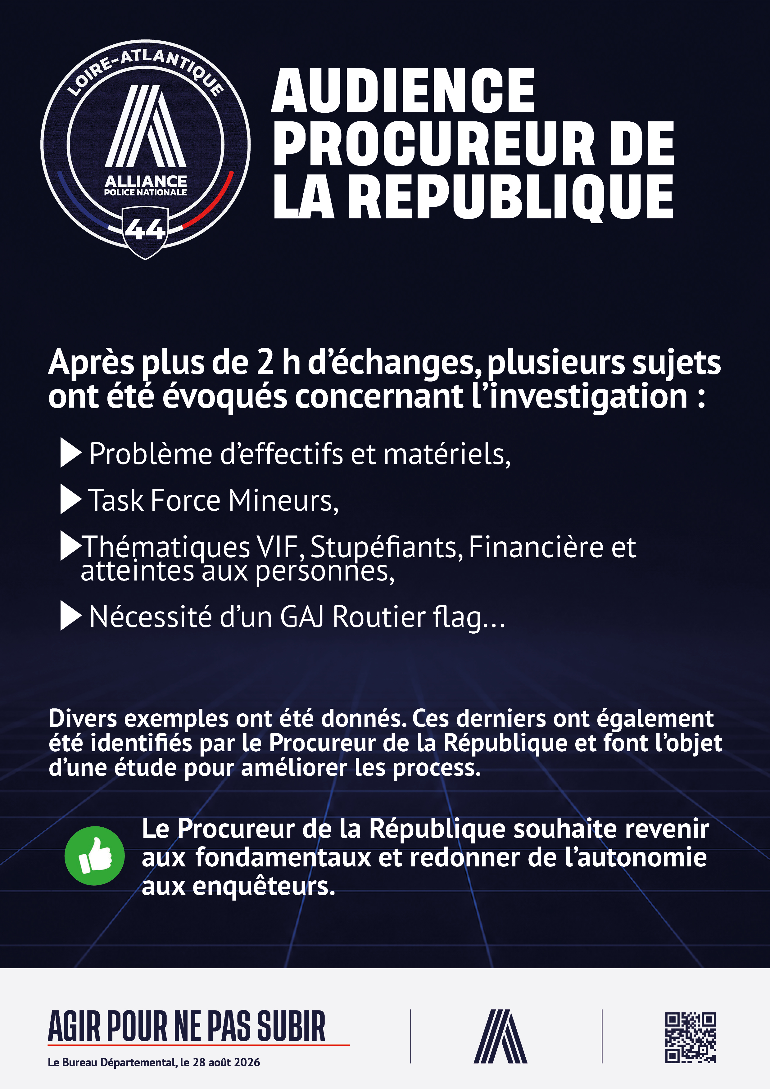 44 audience procureur de la république.
