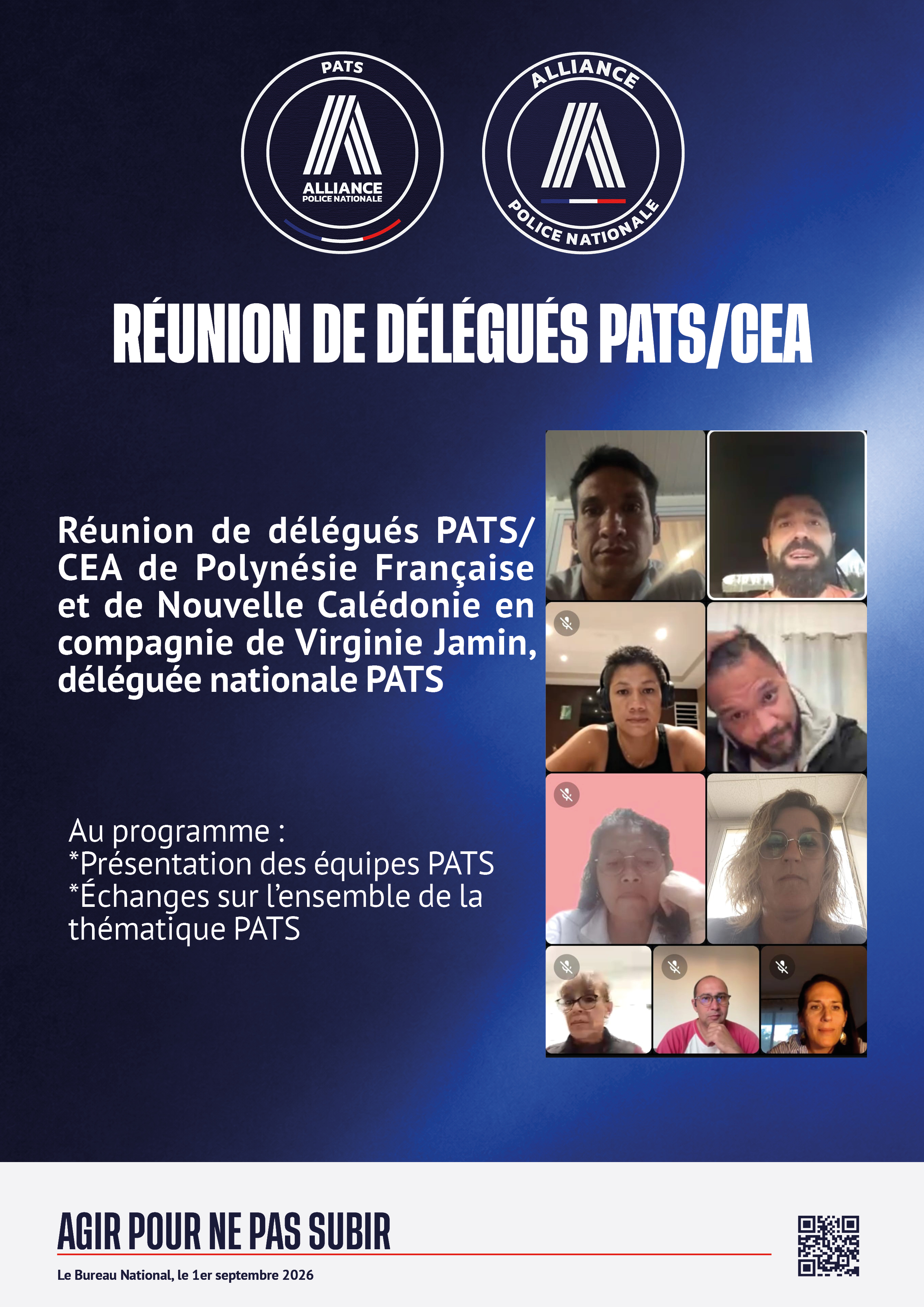 Réunion délégués pats/cea polynésie française - nouvelle calédonie