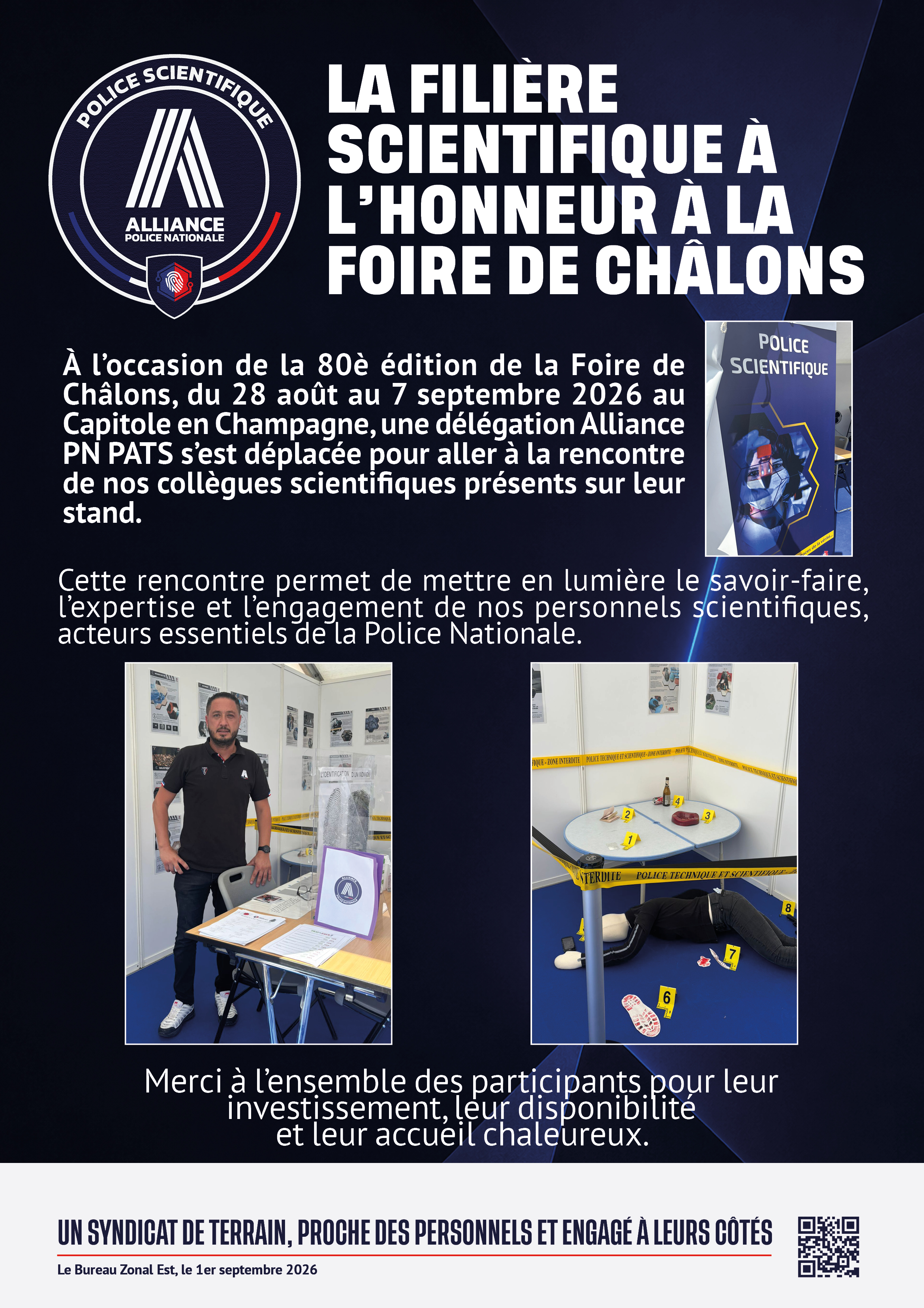 La filière scientifique à l'honneur à la foire de châlons.