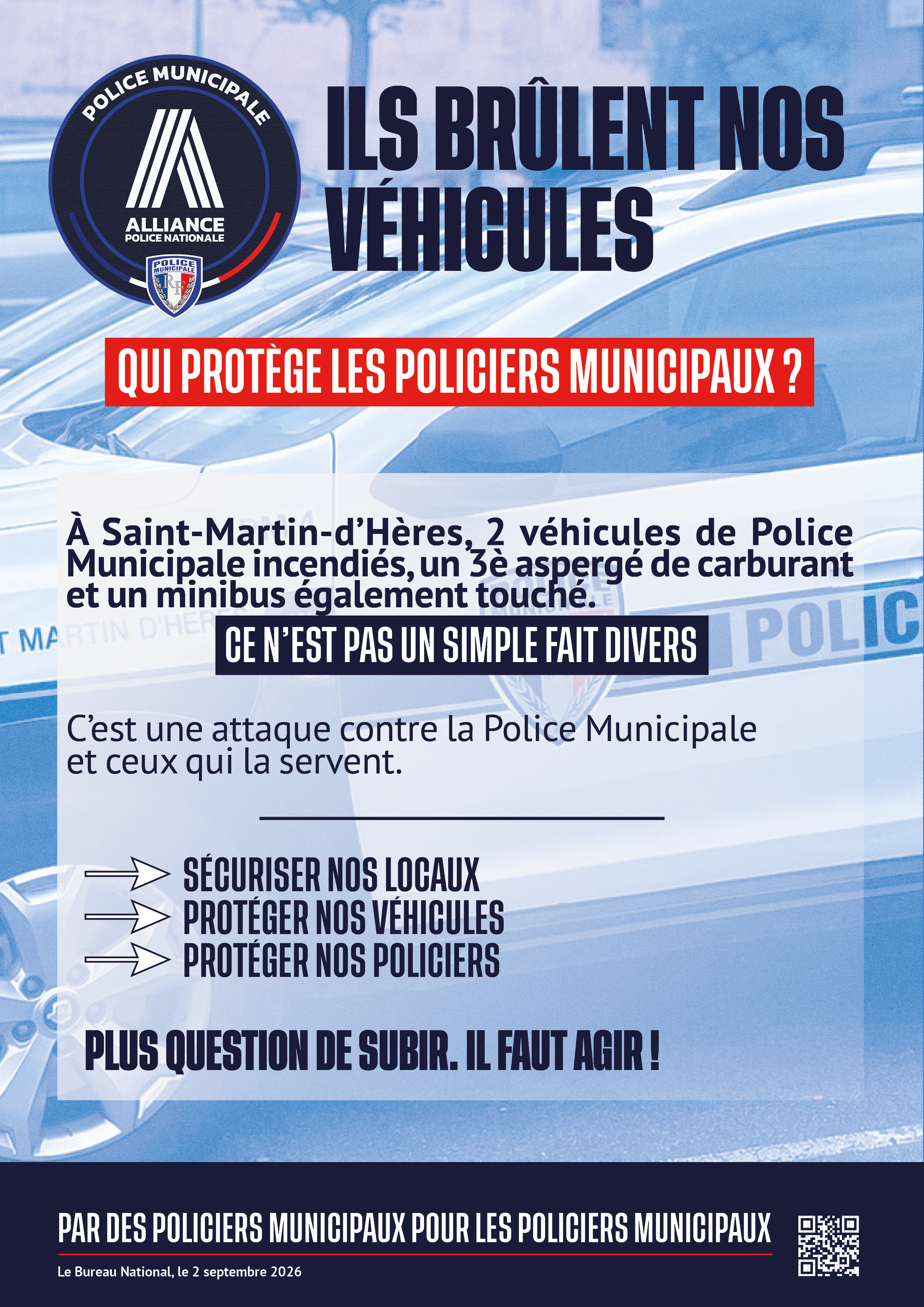 St Martin d'Hères : ils brûlent nos voitures