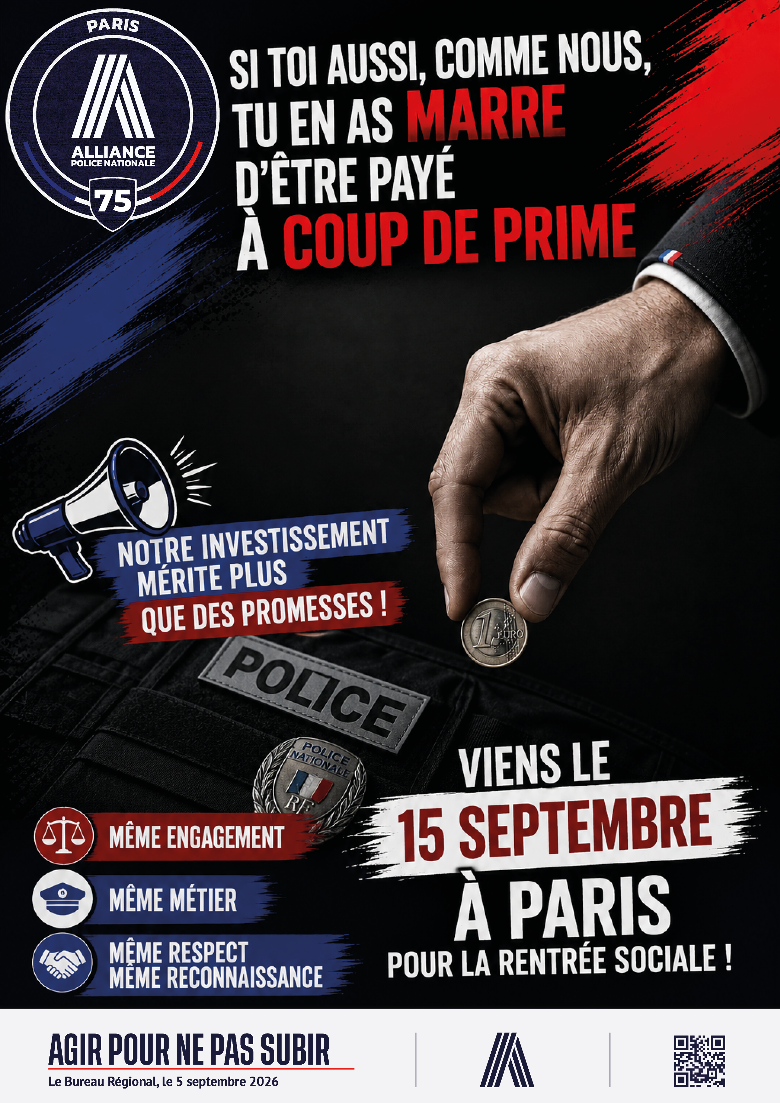 Si toi aussi, comme nous, tu en as marre d'être payé à coup de prime.
