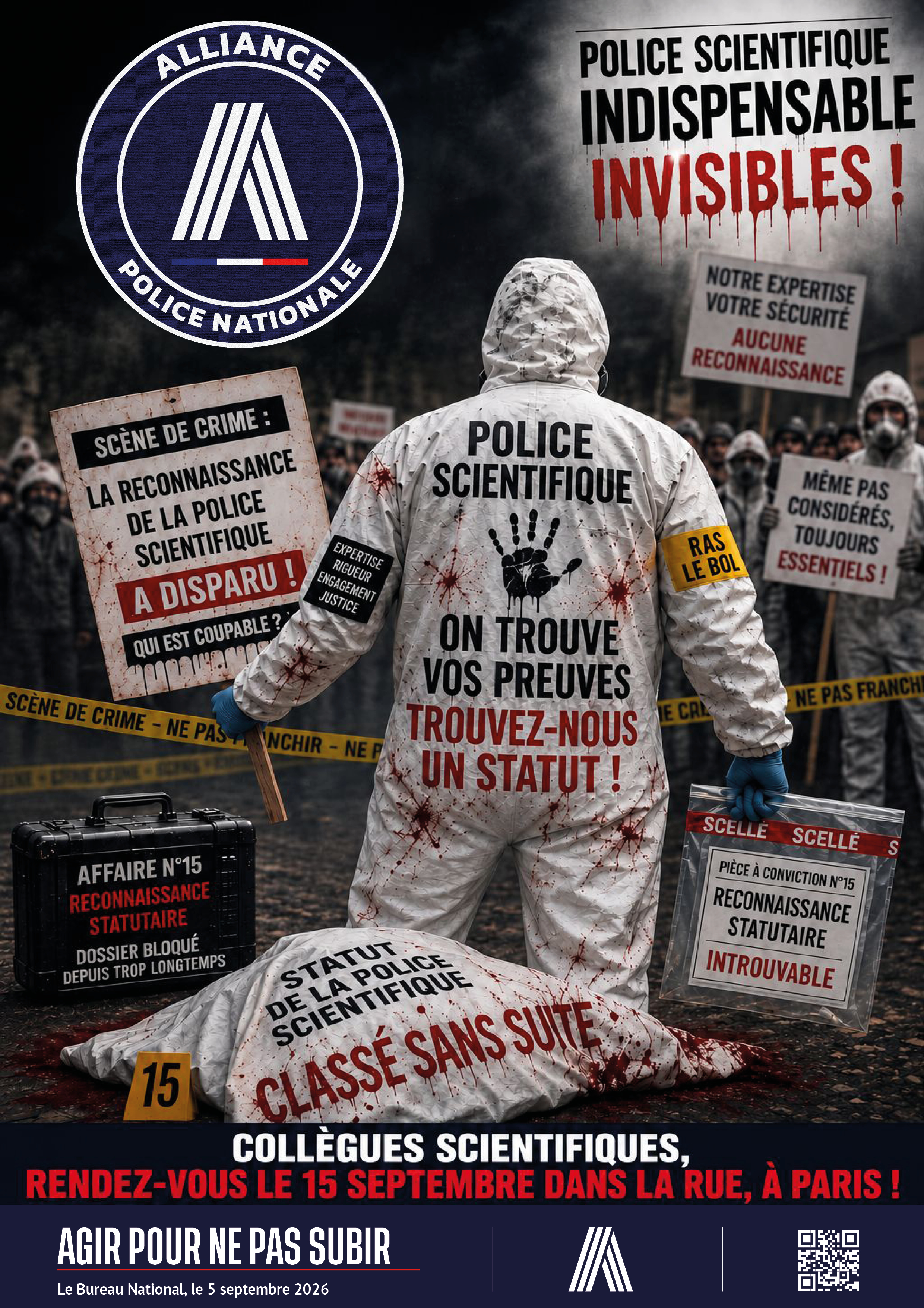 police scientifique indispensable.