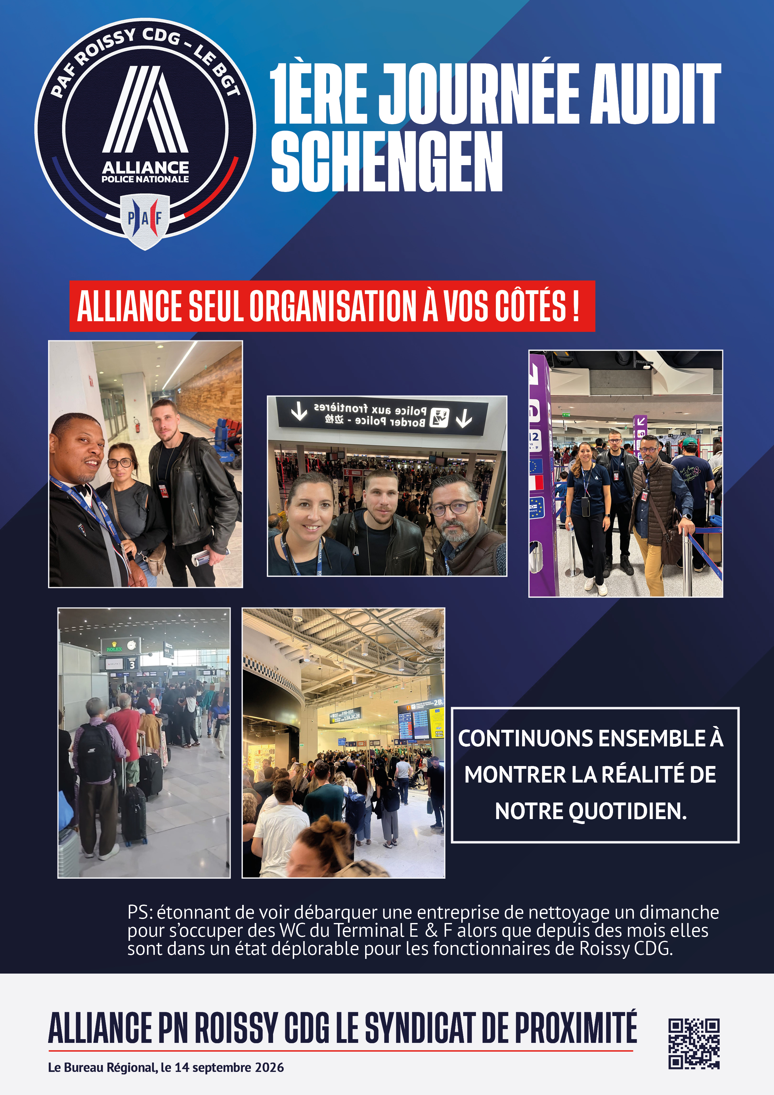 Roissy - 1ère journée audit schengen