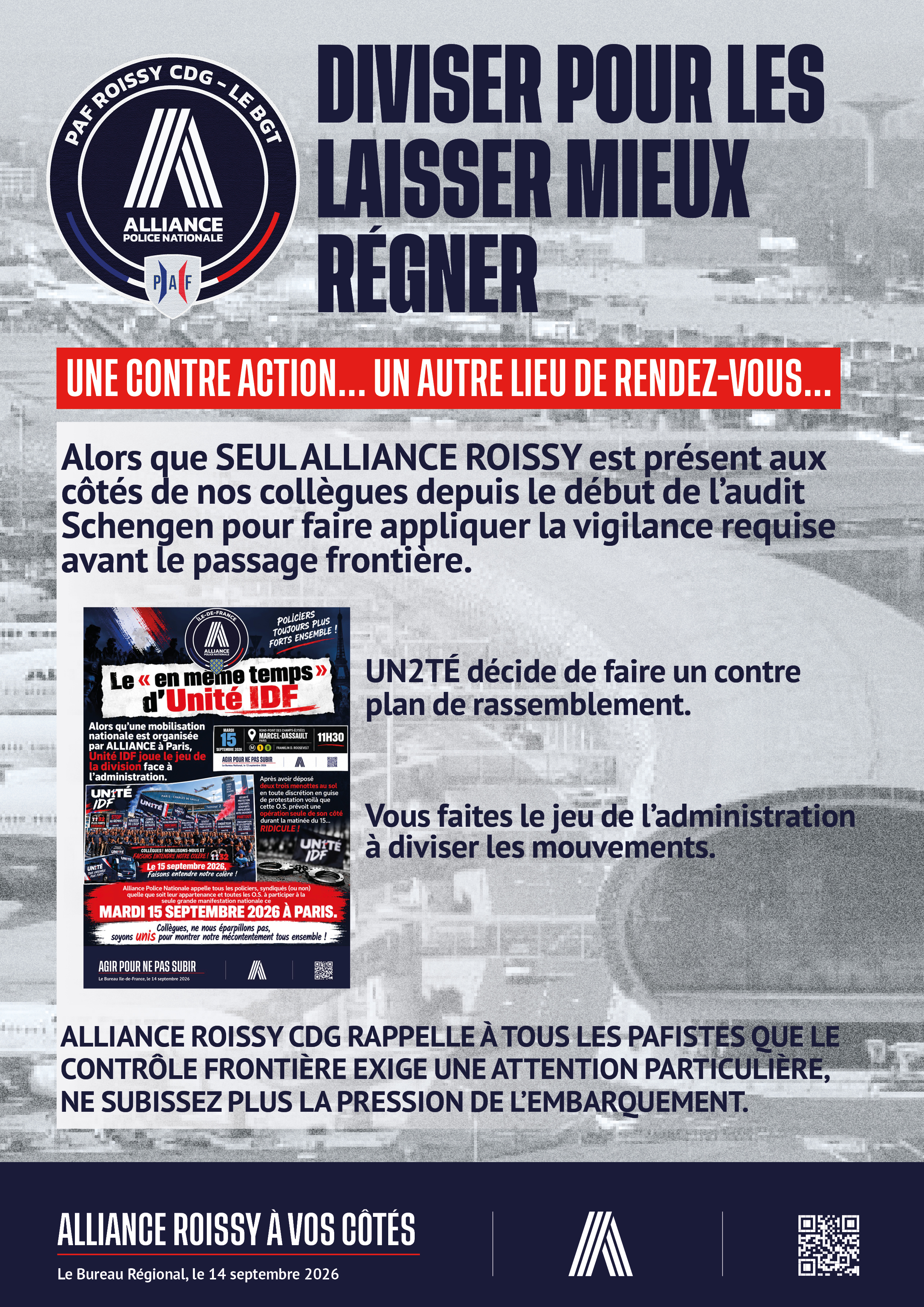 Roissy : diviser pour les laisser mieux régner