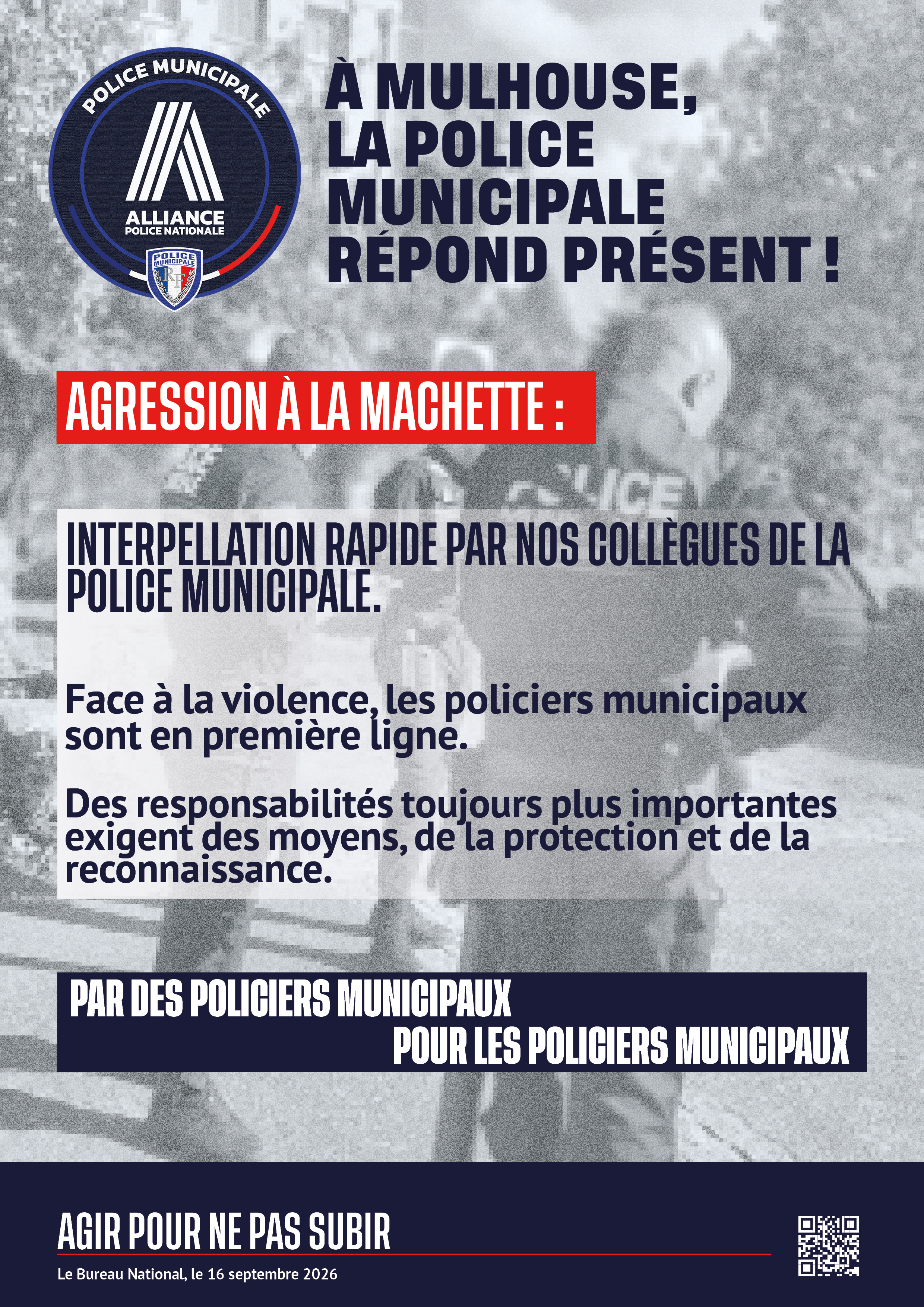 Mulhouse, la police municipale répond présent !