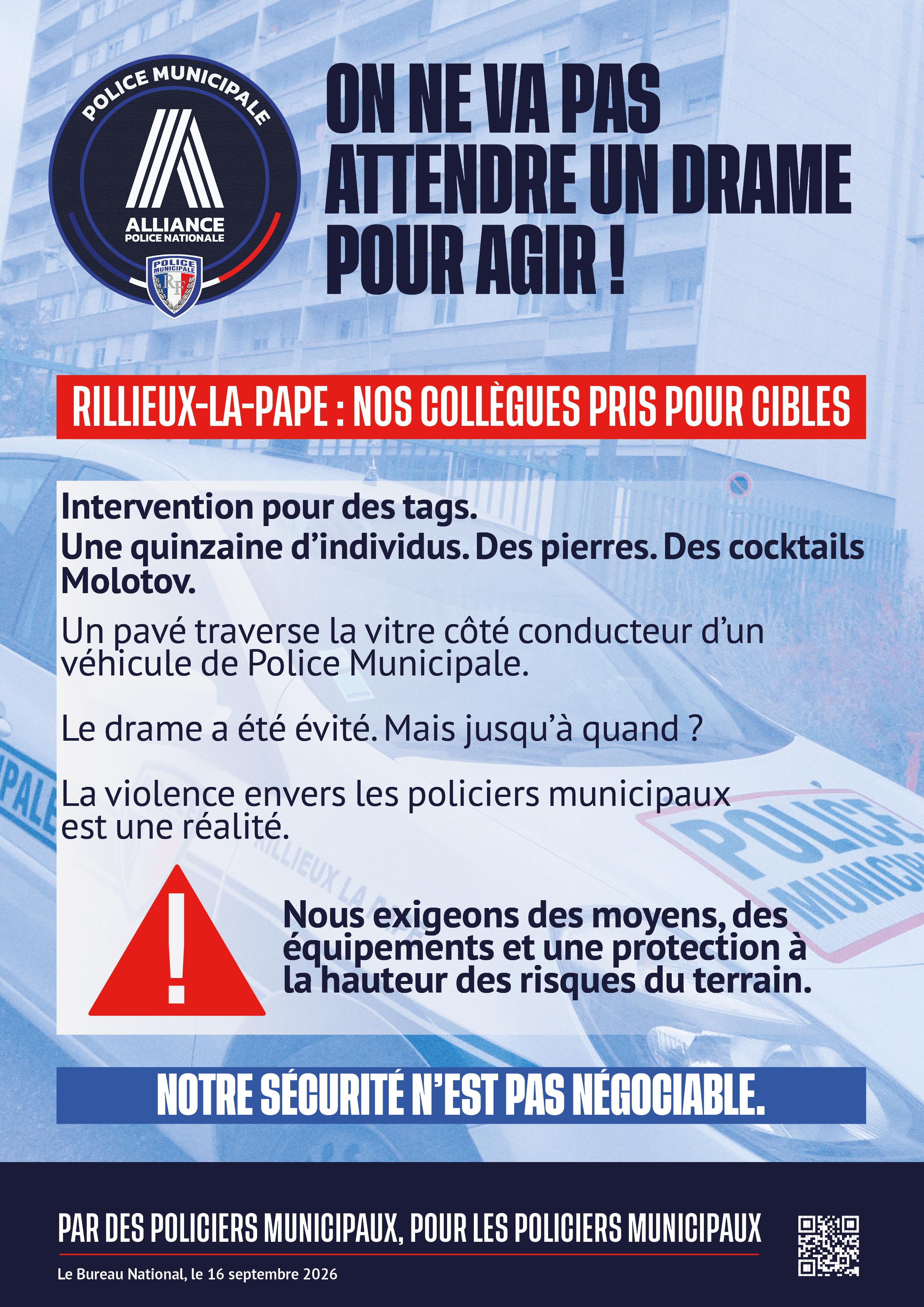 Rillieux la Pape : on ne va pas attendre un drame pour agir !
