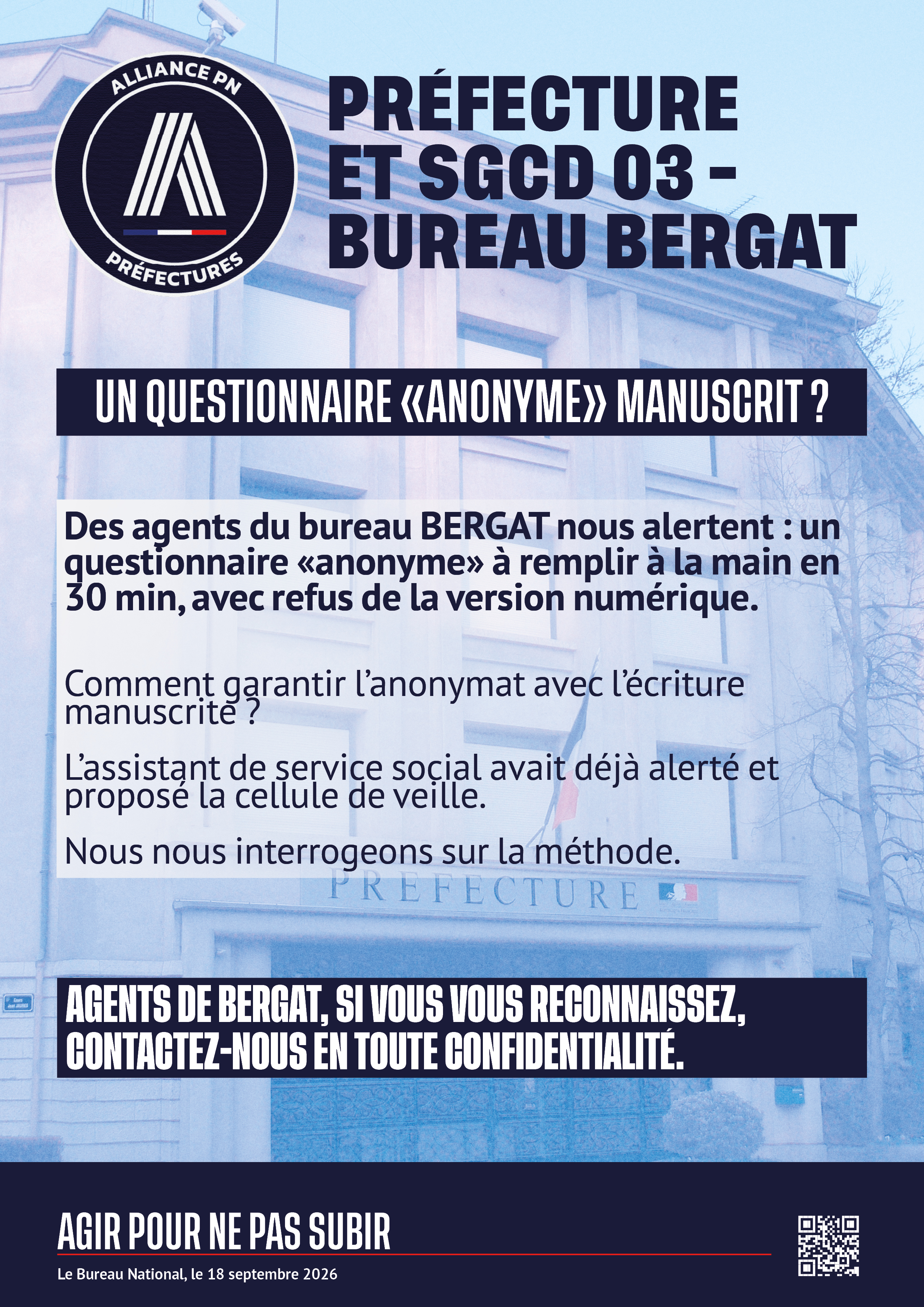 Préfecture et SGCD 03 - Bureau Bergat