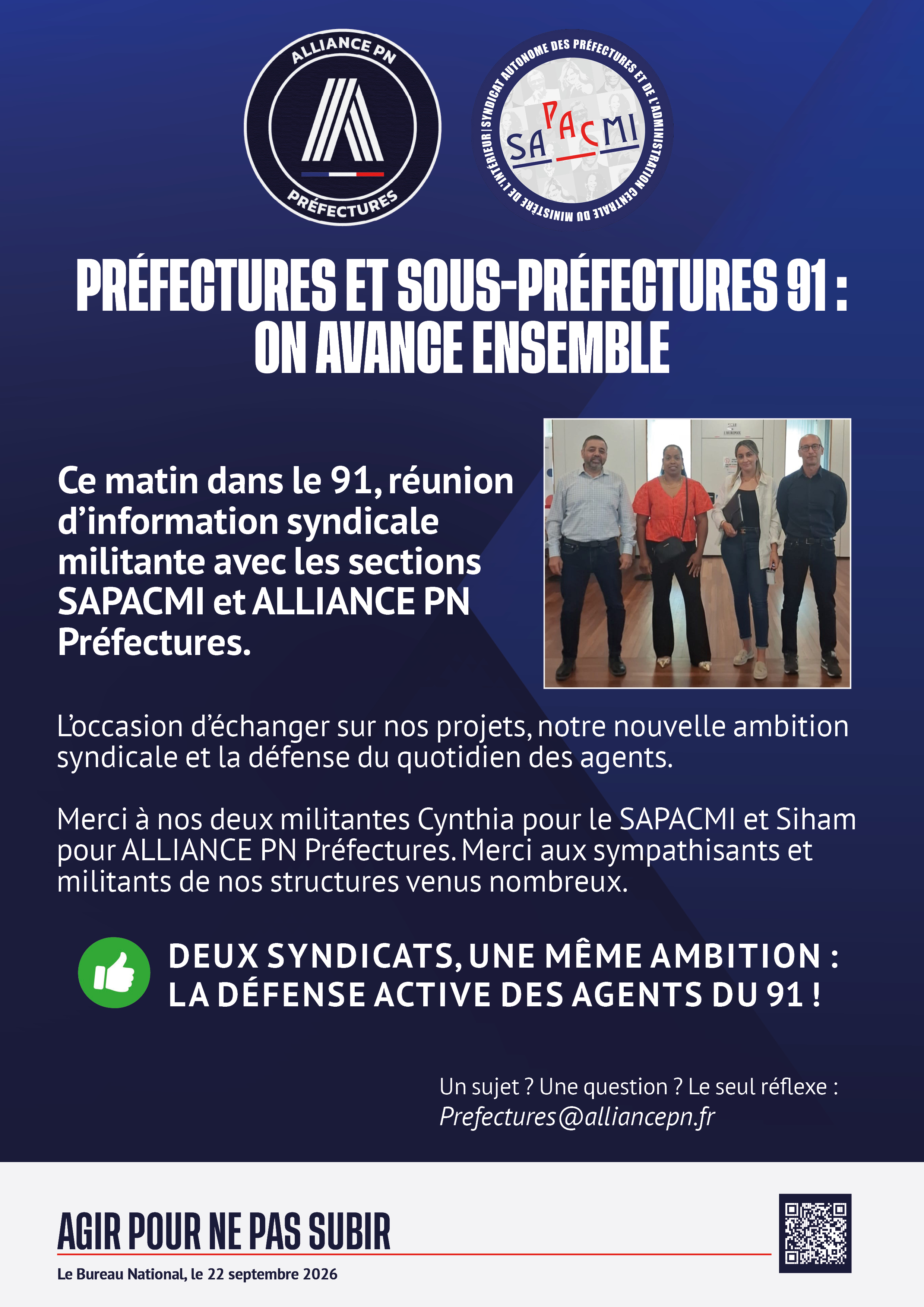 Préfectures et sous-préfectures Essonne : on avance ensemble.
