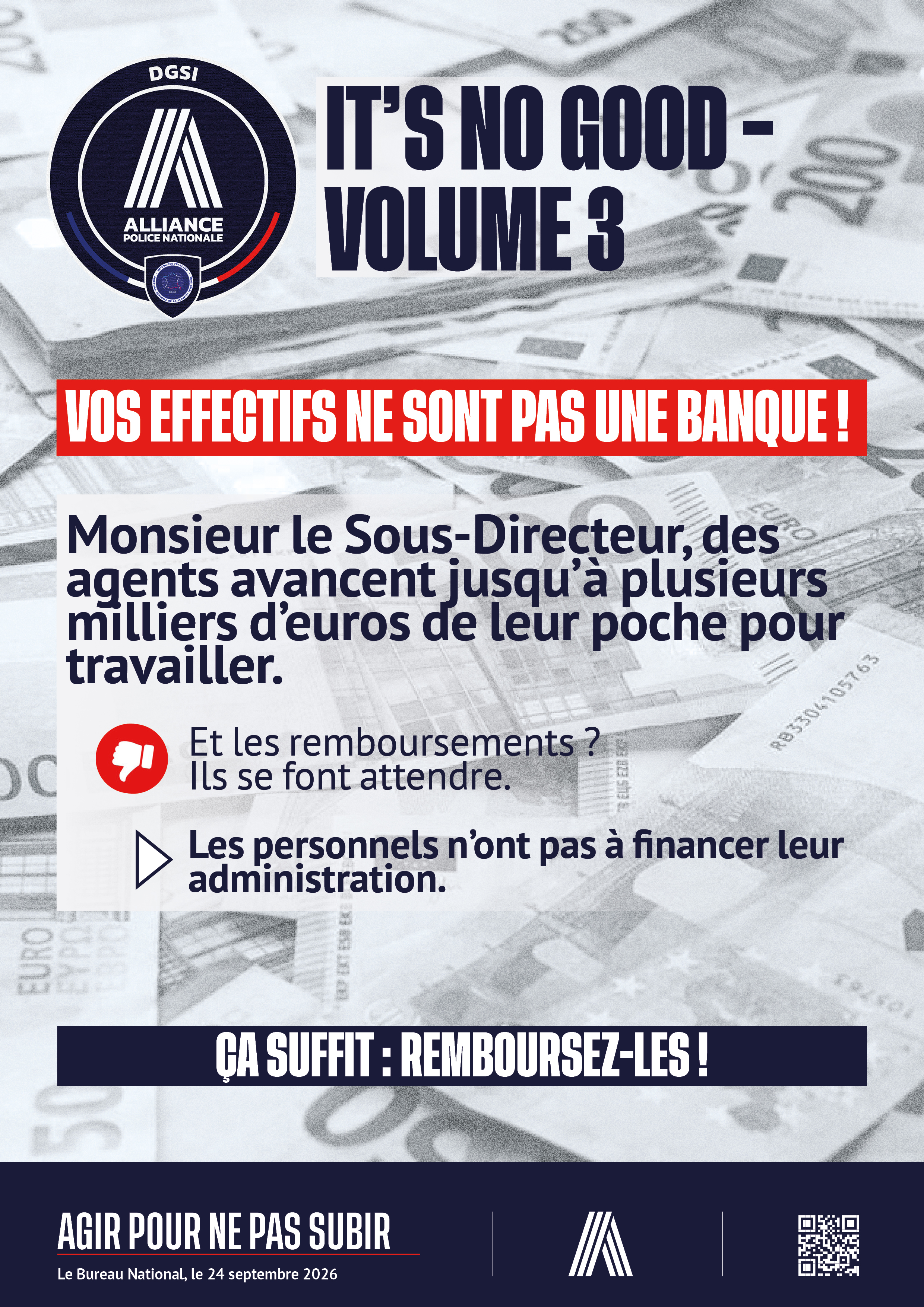 Vos effectifs ne sont pas une banque !
