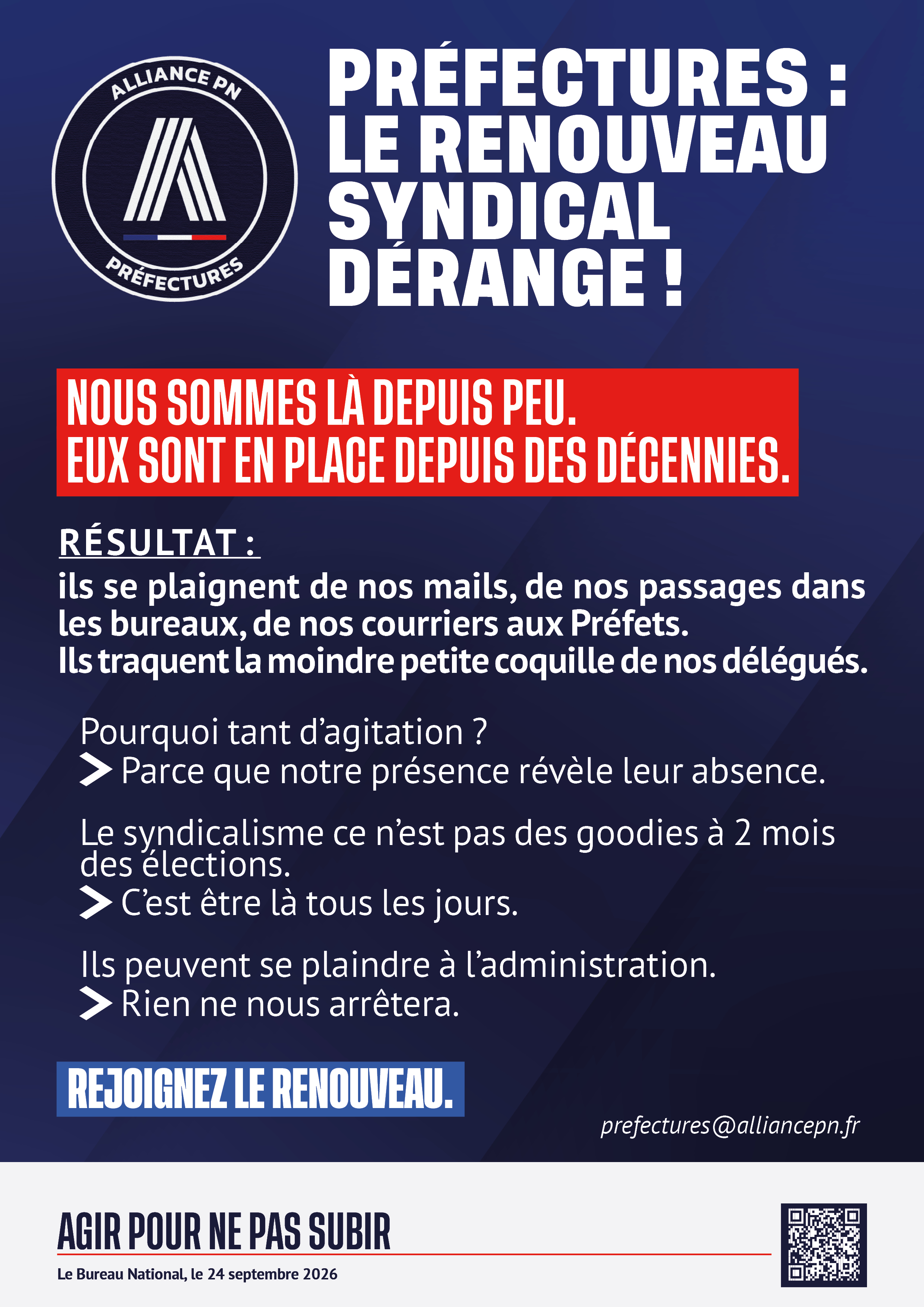 Préfectures : le renouveau syndical dérange !