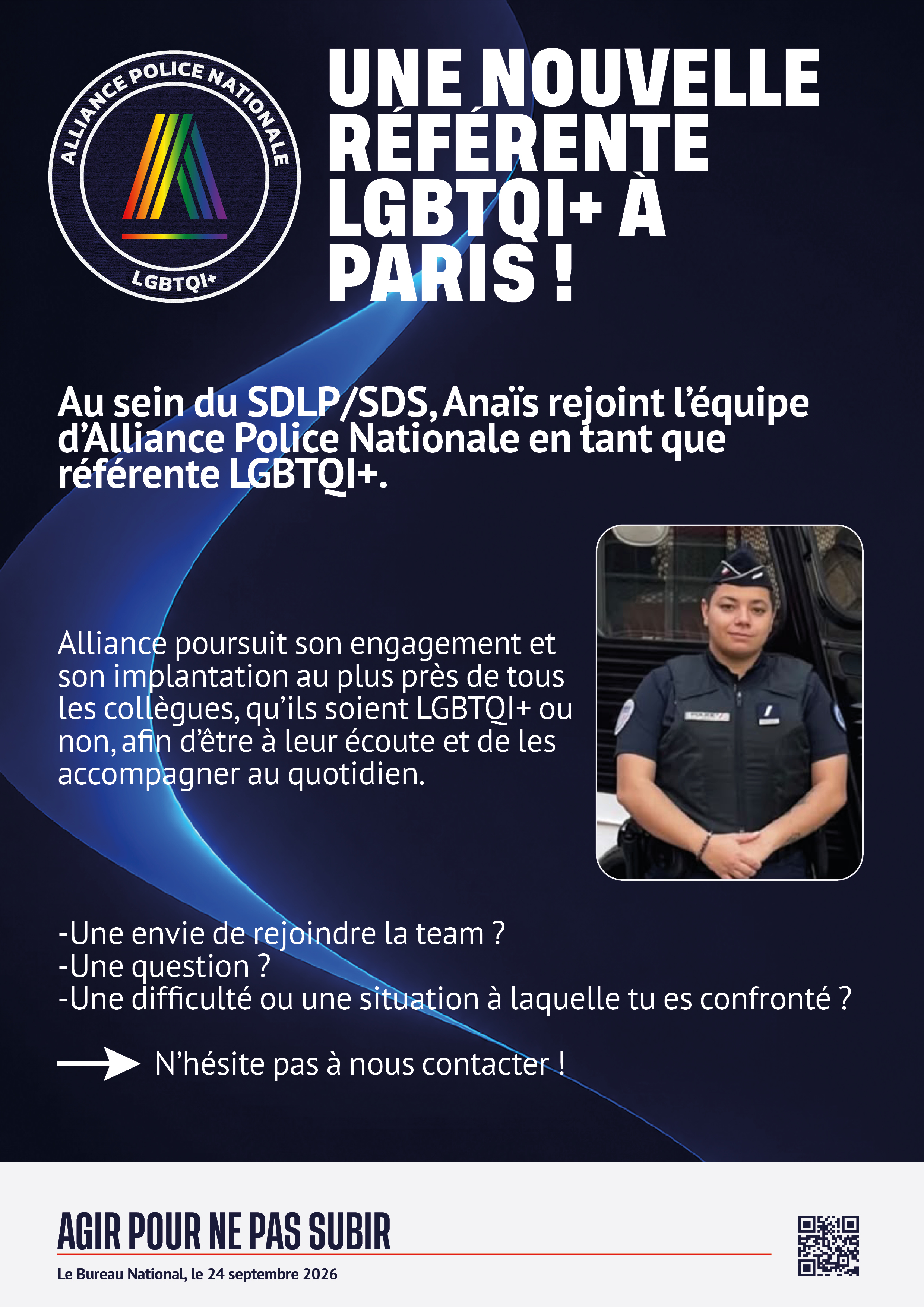 Nouvelle référente à Paris
