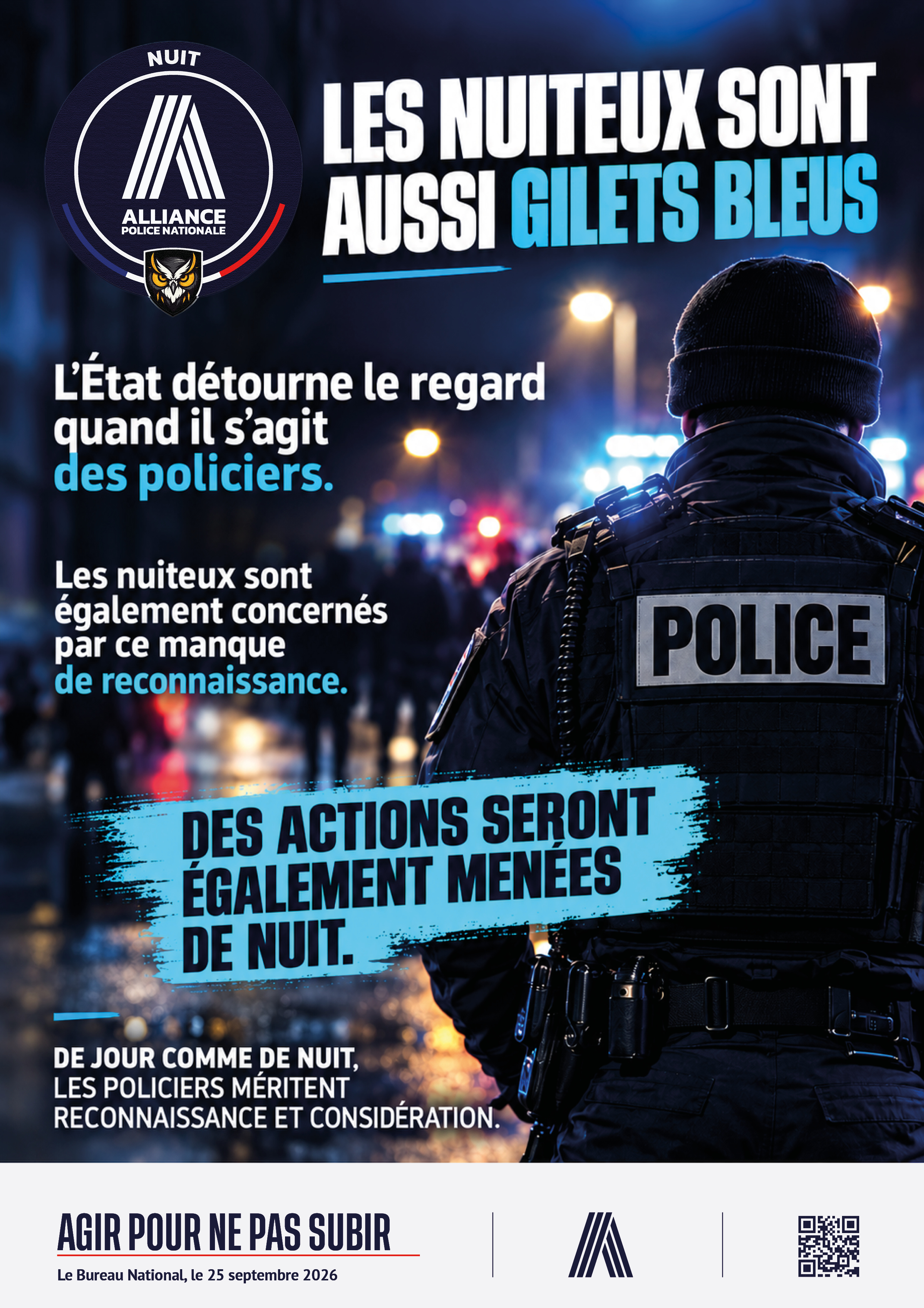 Les nuiteux sont aussi gilets bleus