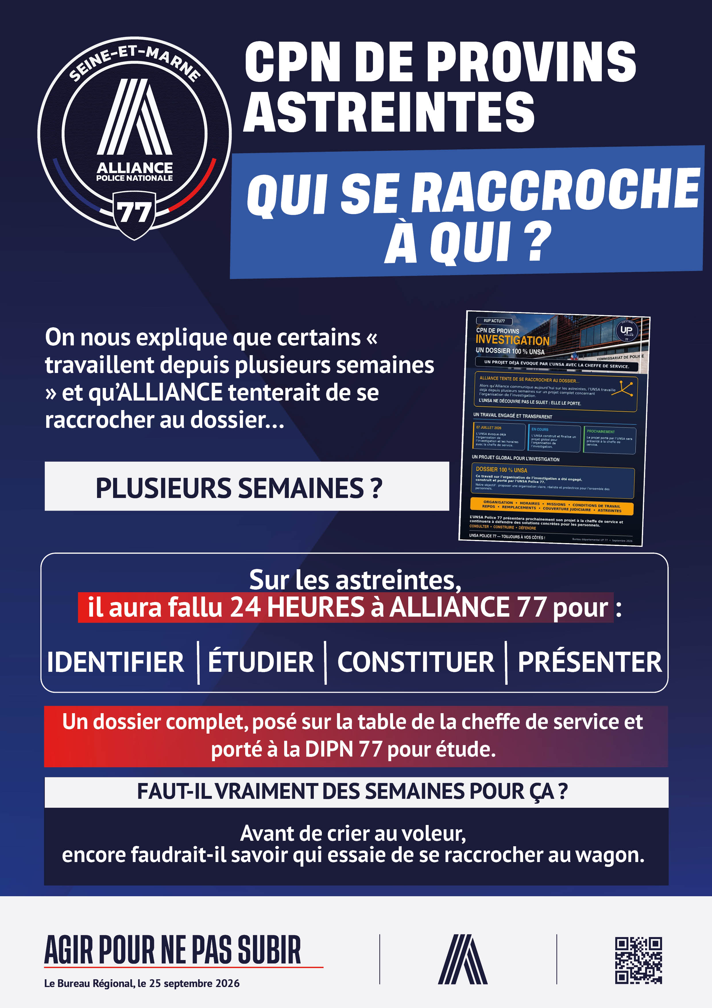 CPN DE PROVINS — ASTREINTES QUI SE RACCROCHE À QUI ?