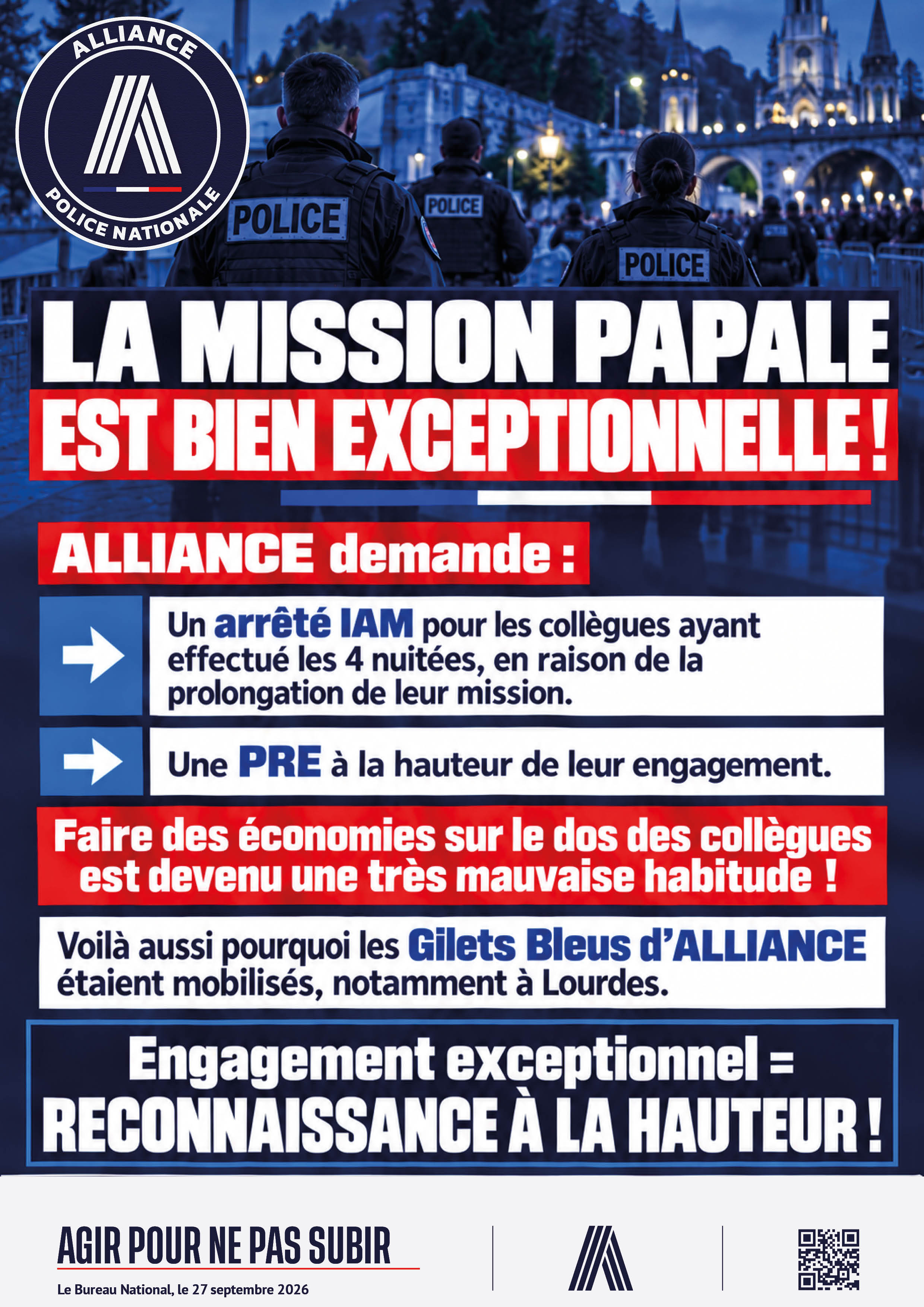 LA MISSION PAPALE EST BIEN EXCEPTIONNELLE !
