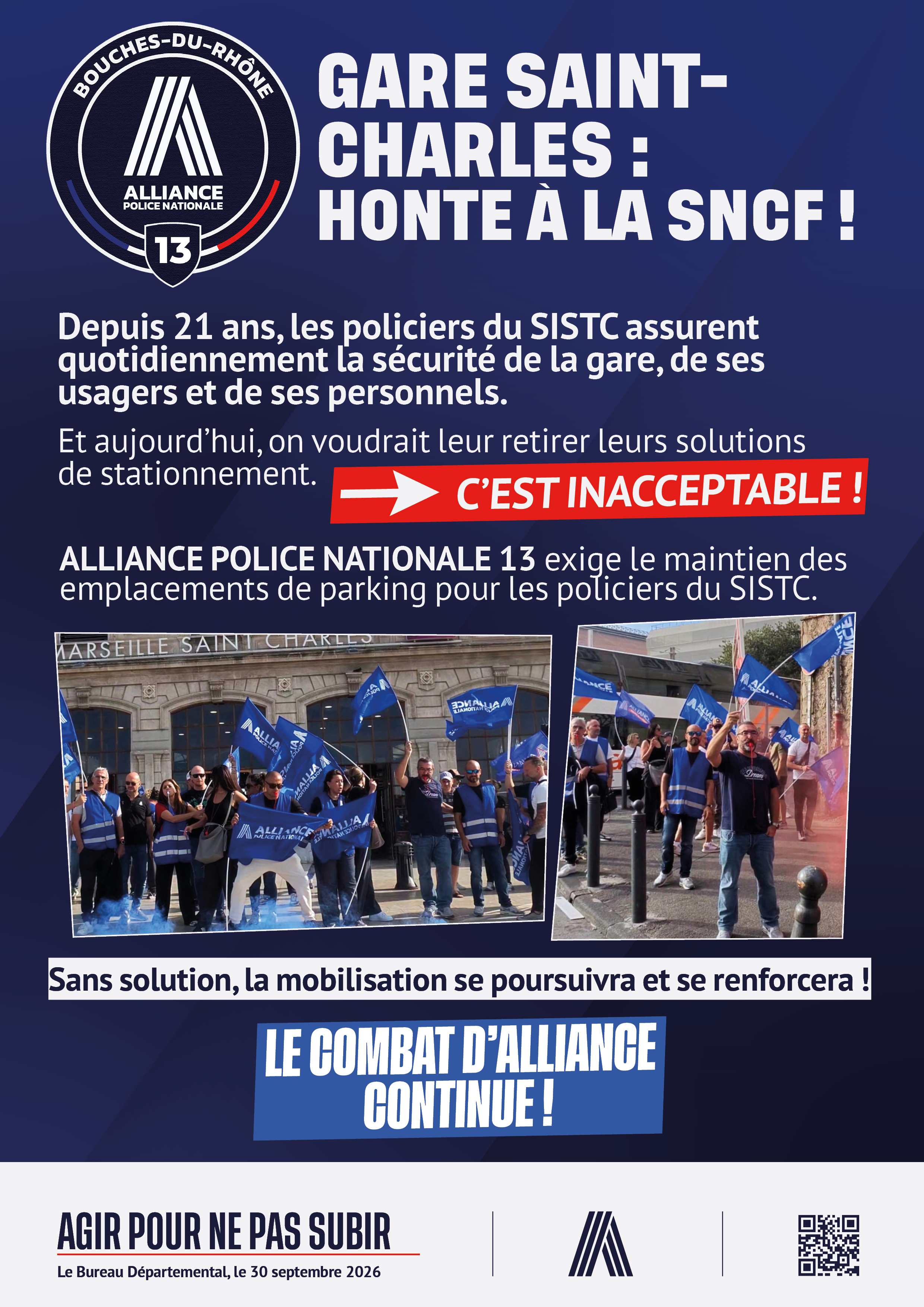 Gare St-Charles : Honte à la SNCF !