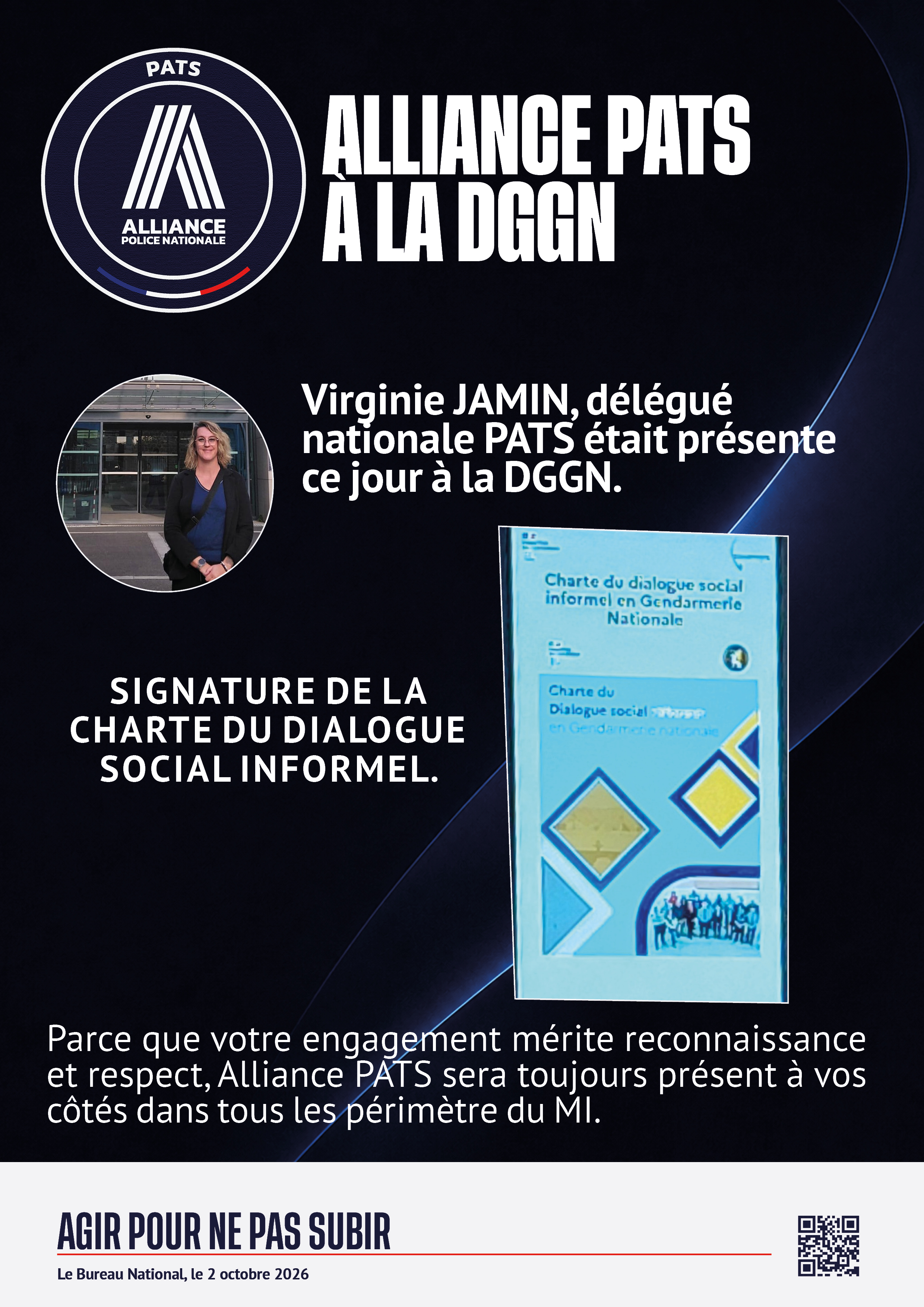 ALLIANCE PATS à la DGGN.