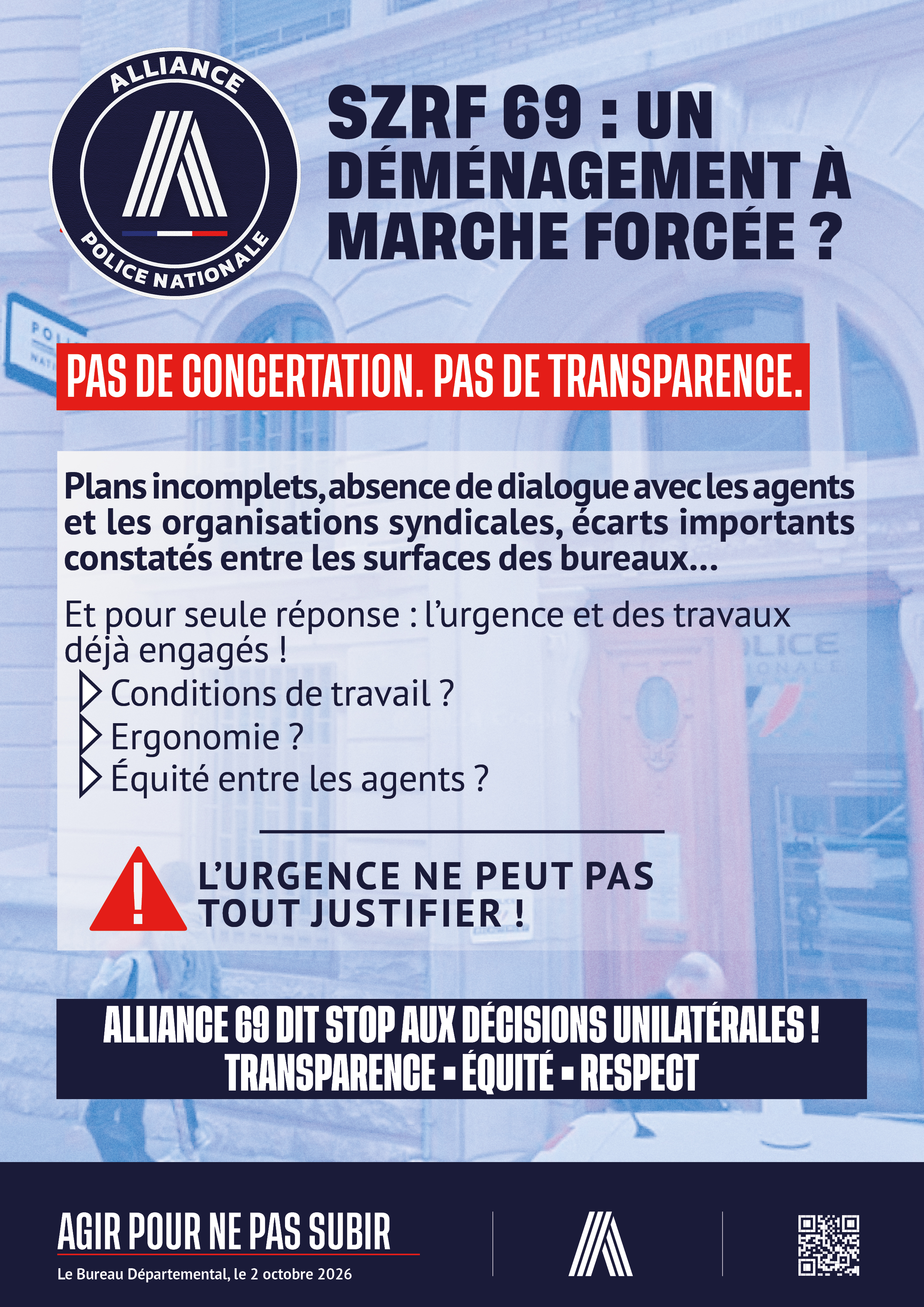 SZRF 69 : un déménagement à marche forcée ?