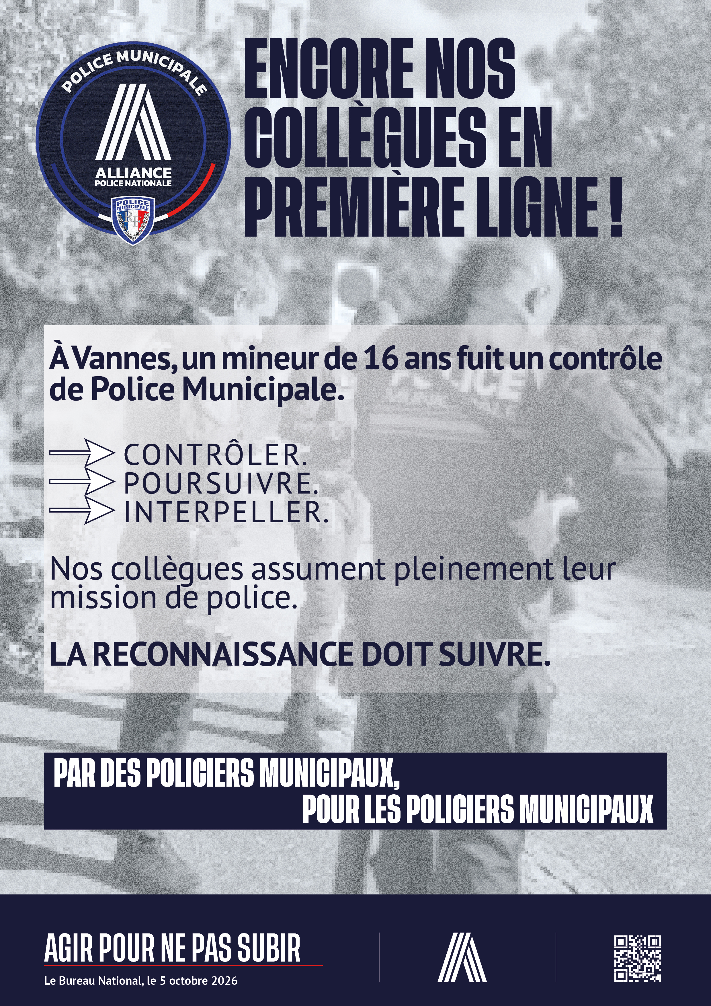 Vannes : encore nos collègues en première ligne !