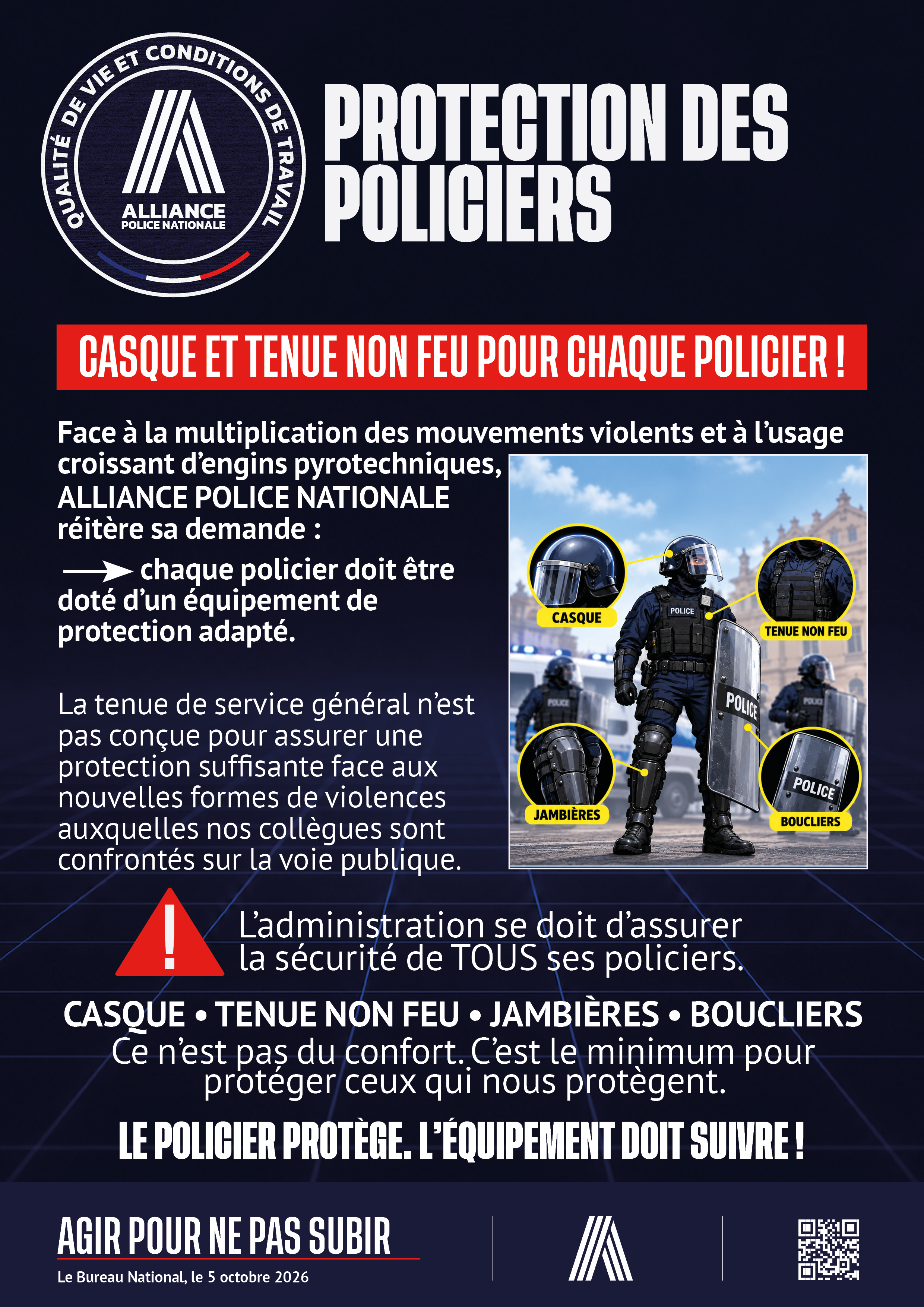 Protection des policiers