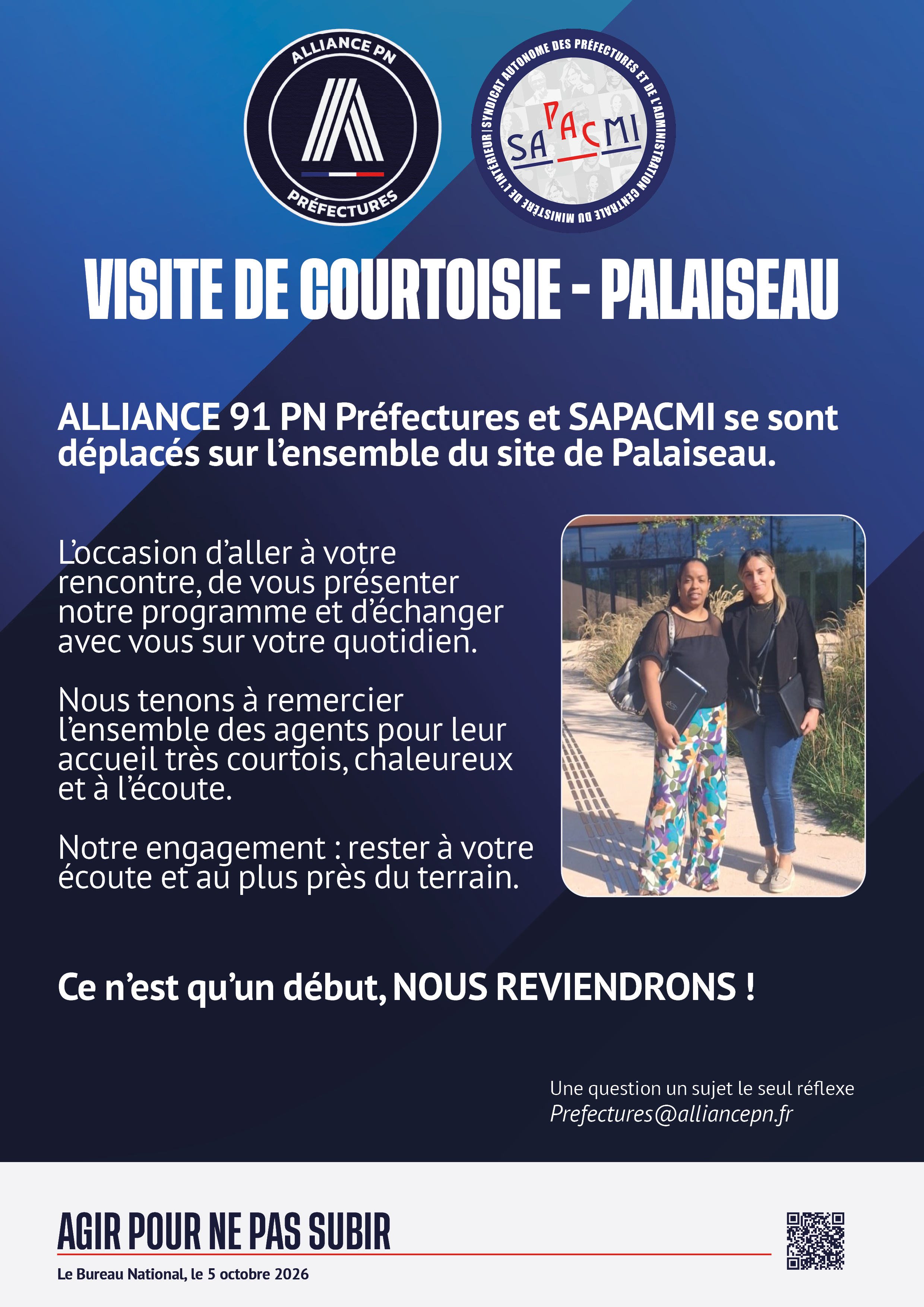 Palaiseau - visite de courtoisie