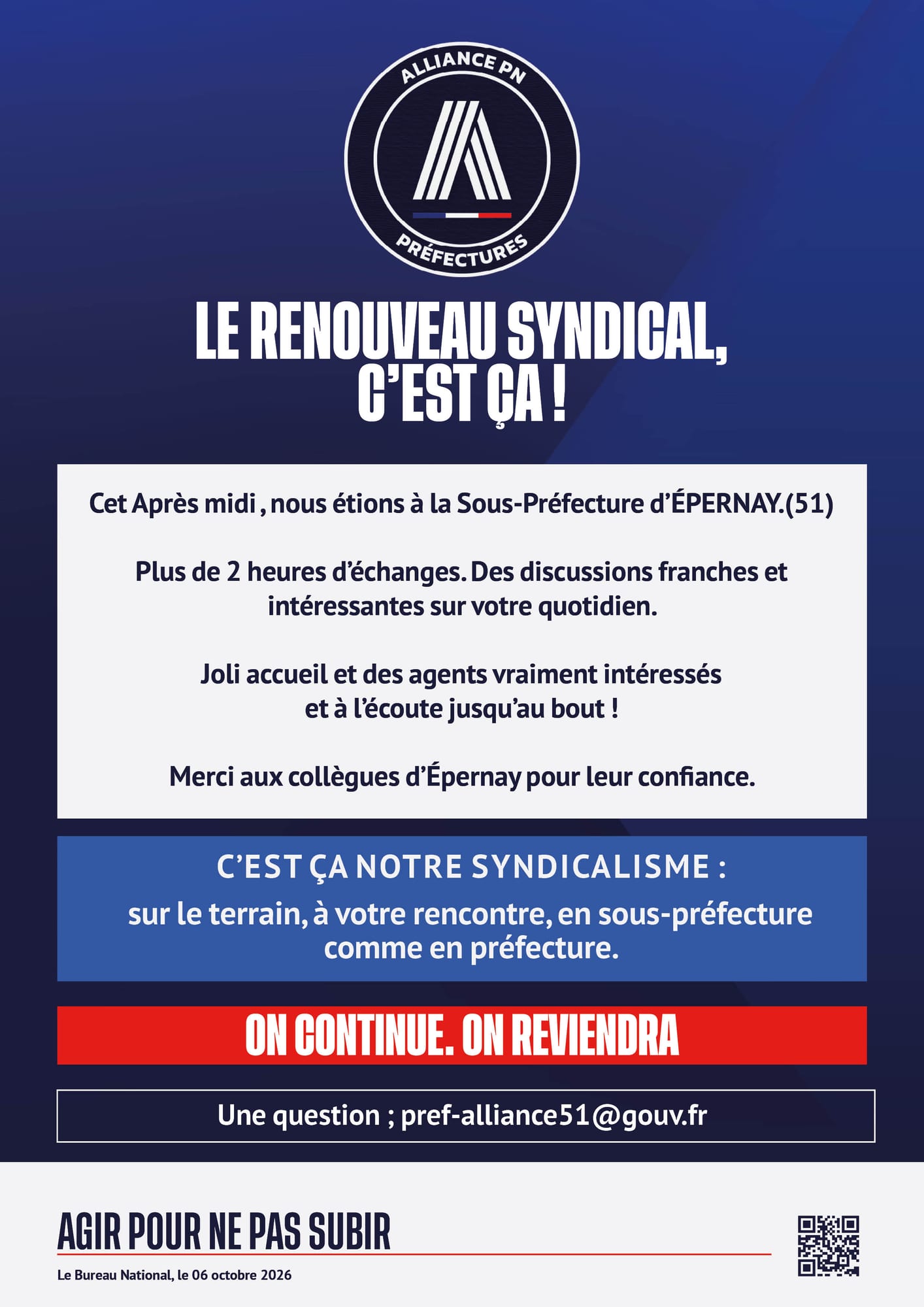 LE RENOUVEAU SYNDICAL, C'EST ÇA !