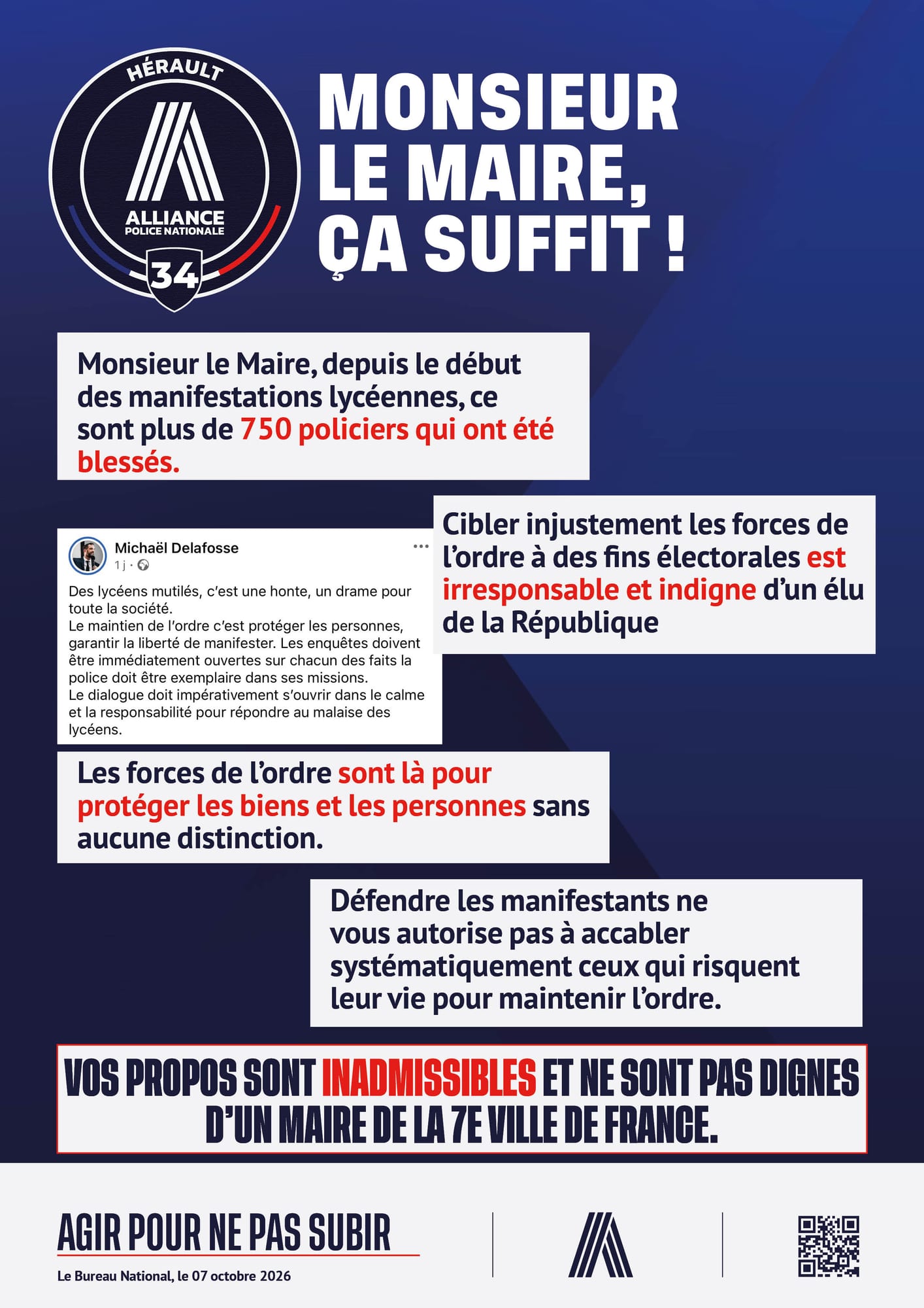 Monsieur Le Maire ça suffit!