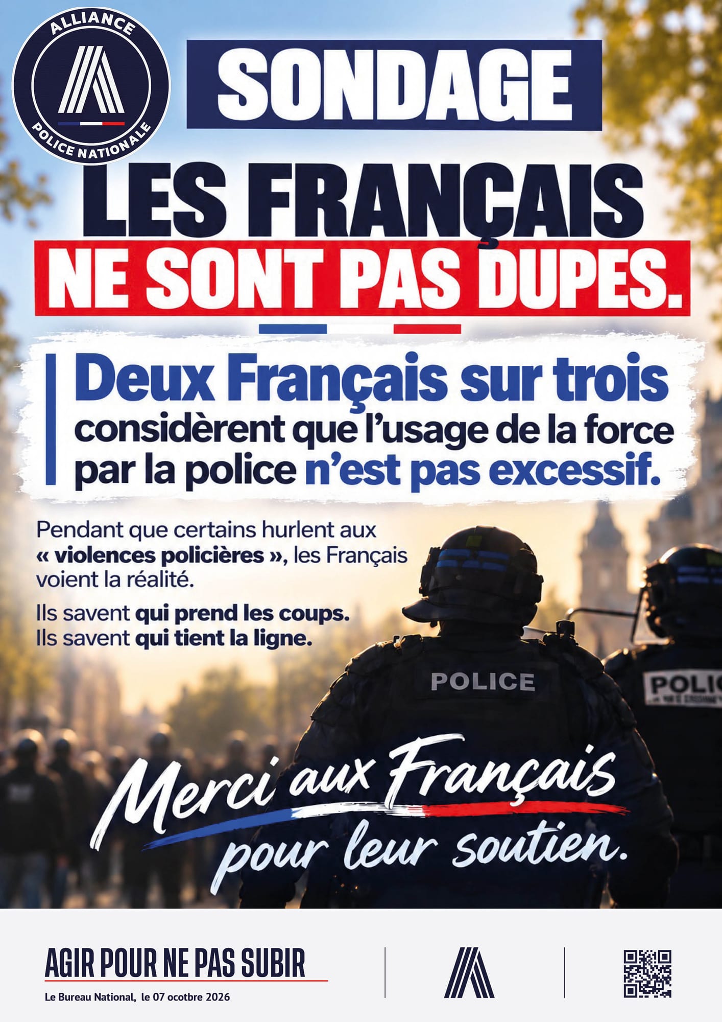 SONDAGE LES FRANÇAIS NE SONT PAS DUPES.