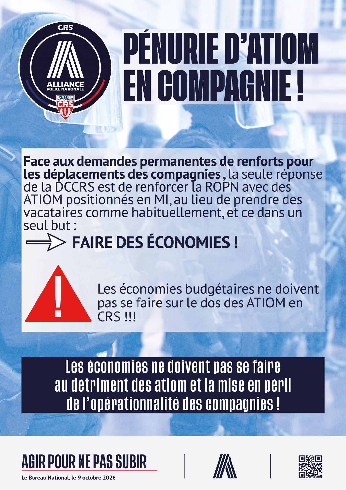 Pénurie d'Atiom en compagnie !