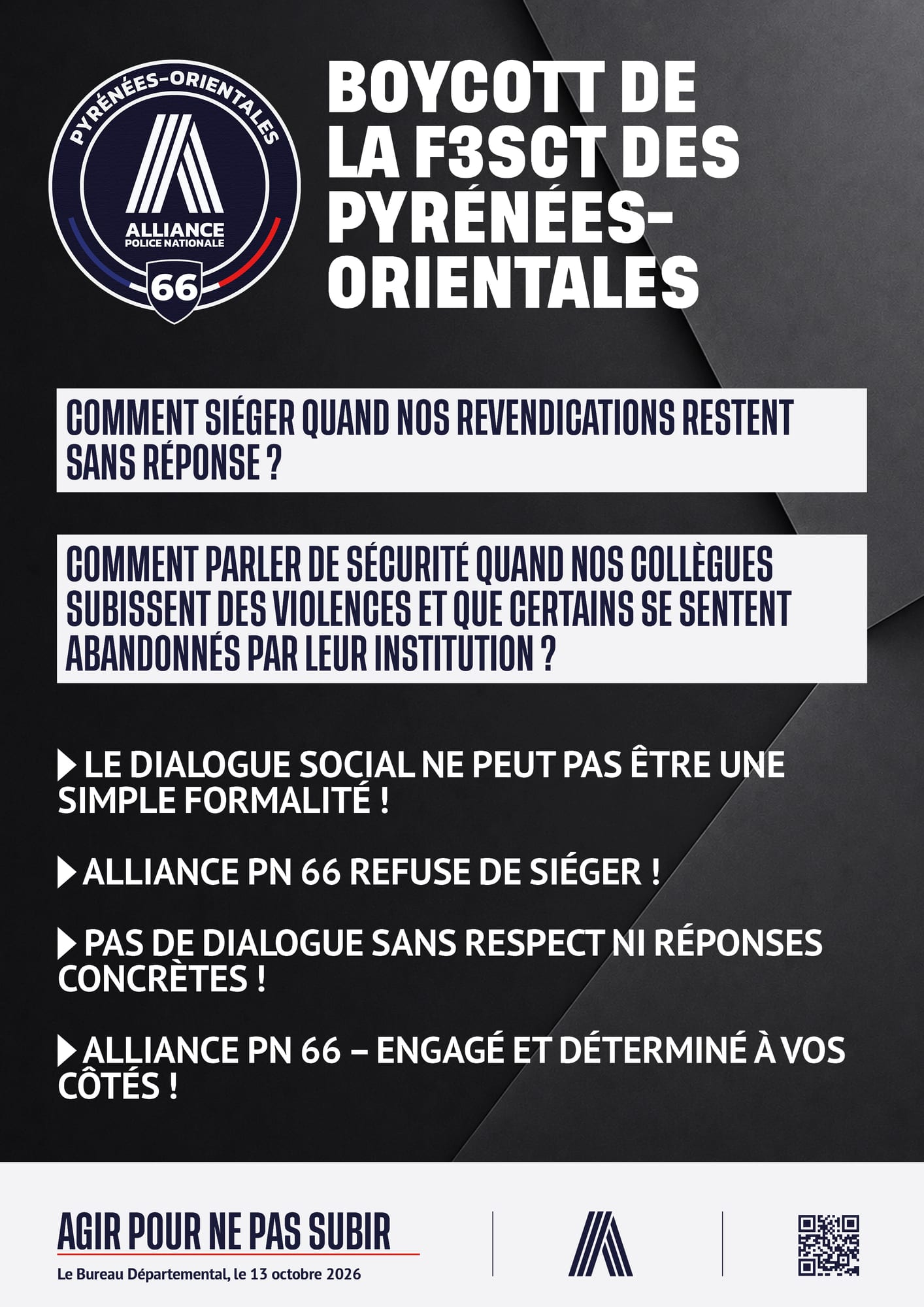 Boycott de la F3SCT des Pyrénées-Orientales