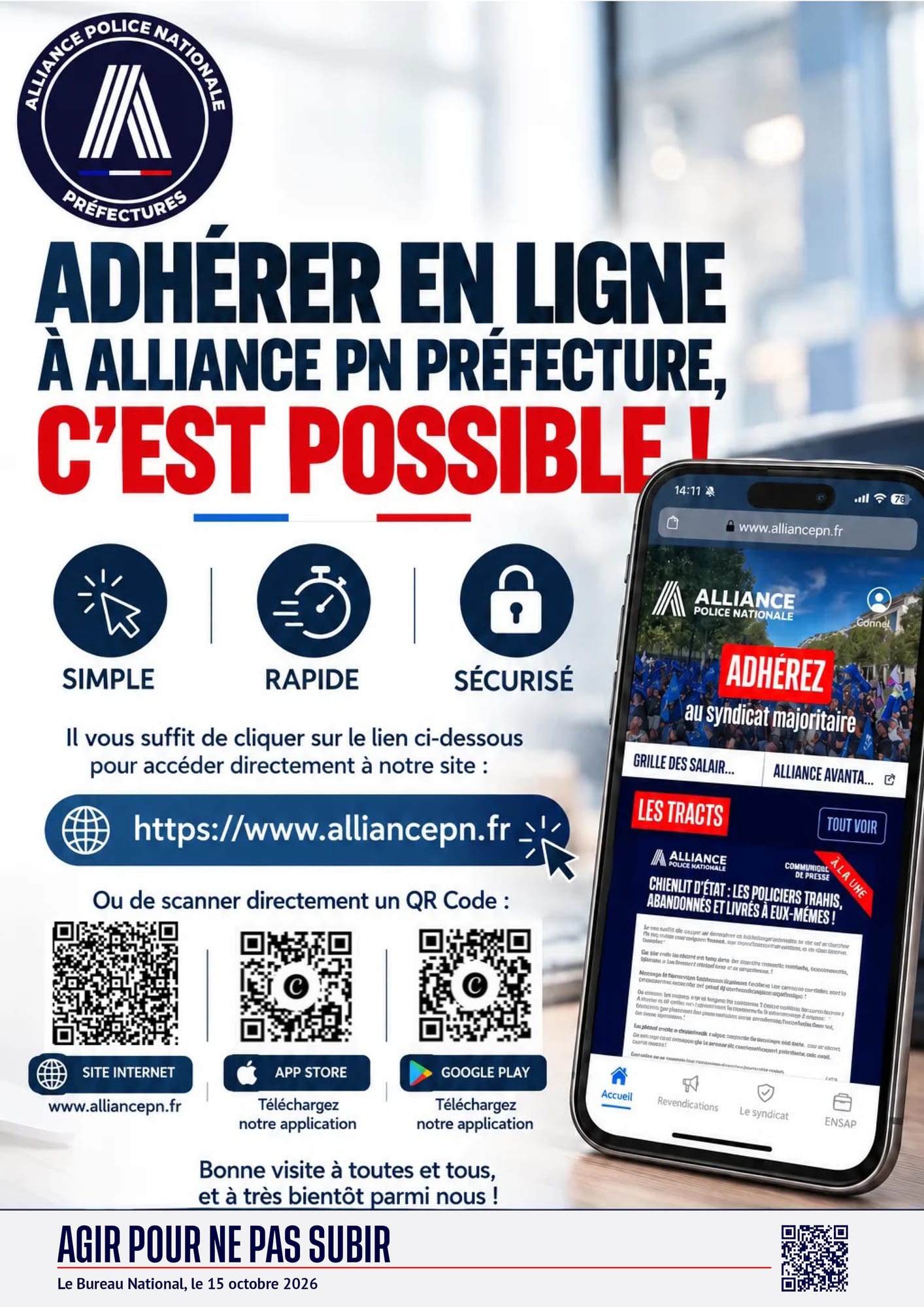 adhérer en ligne : c'est possible !