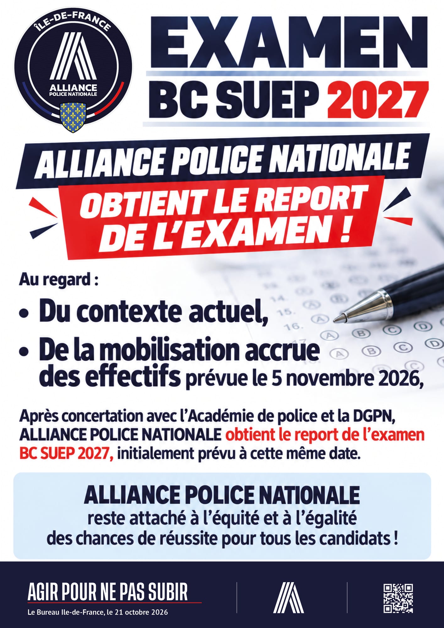 Examen BC SUEP 2027 - Report