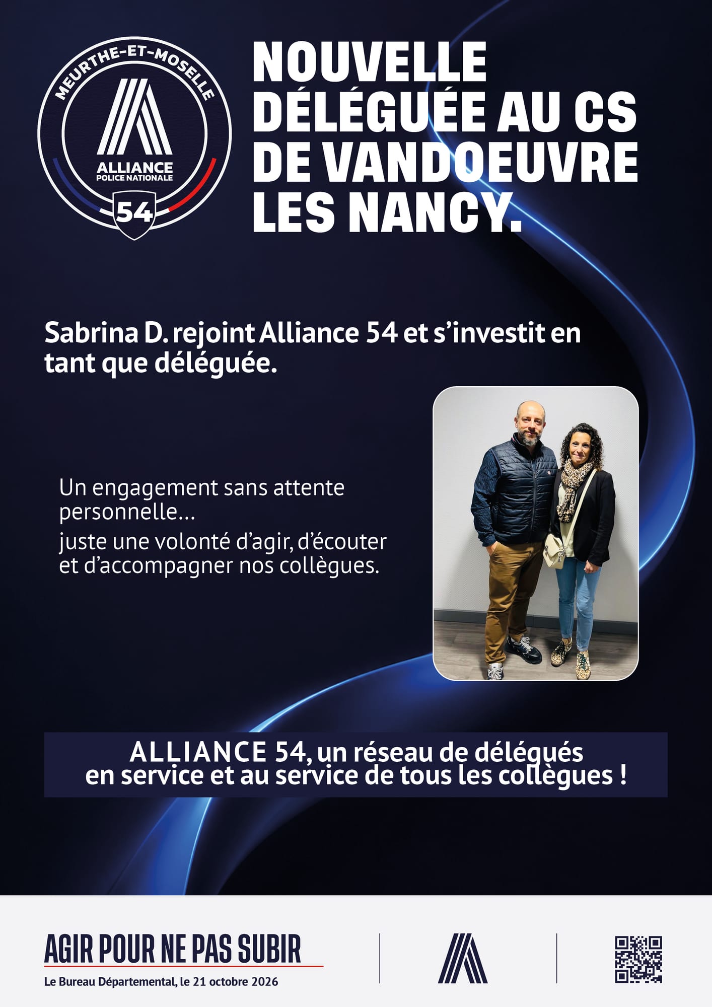 Nouvelle déléguée au CS de Vandoeuvre les Nancy