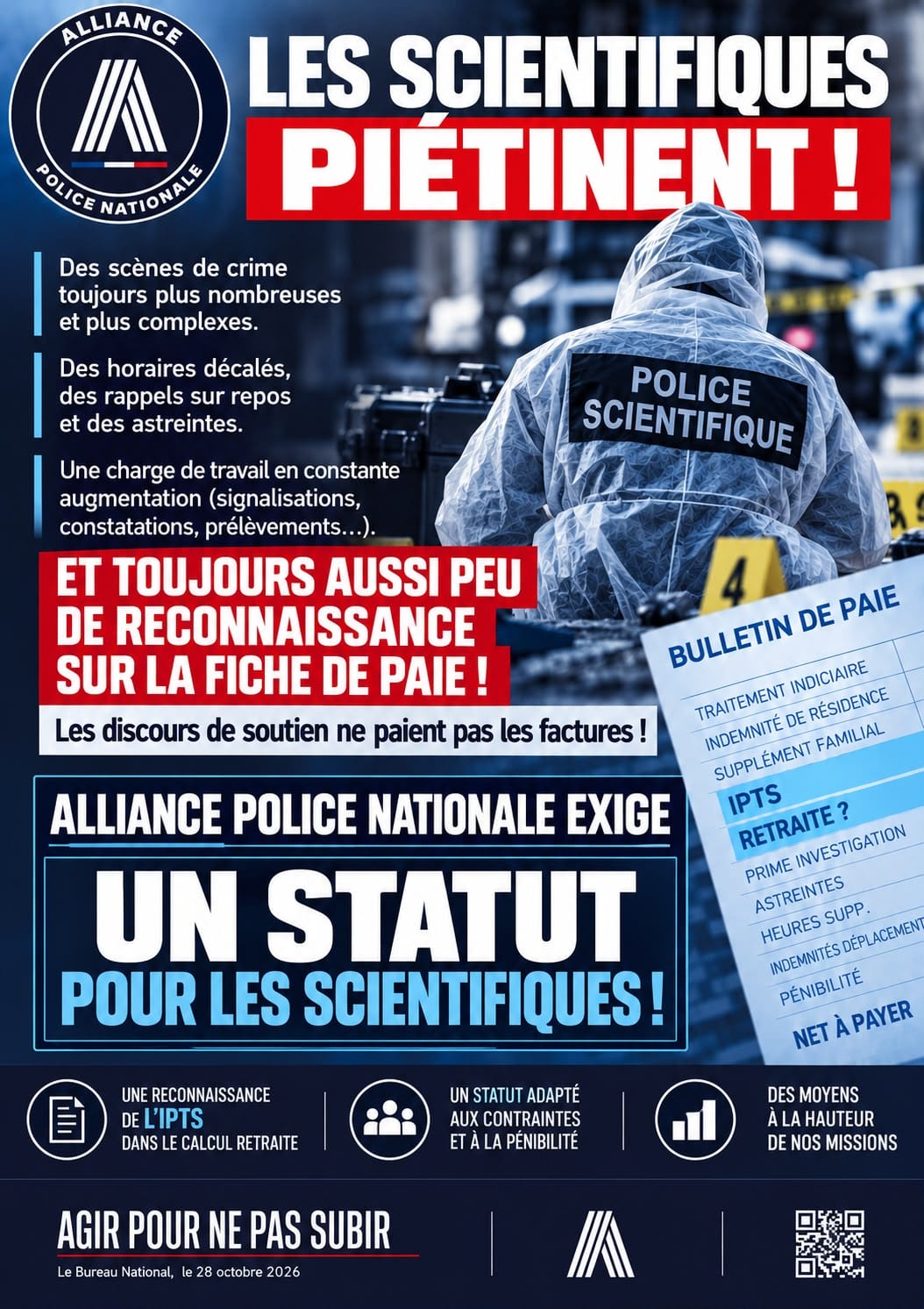 LES SCIENTIFIQUES PIÉTINENT !